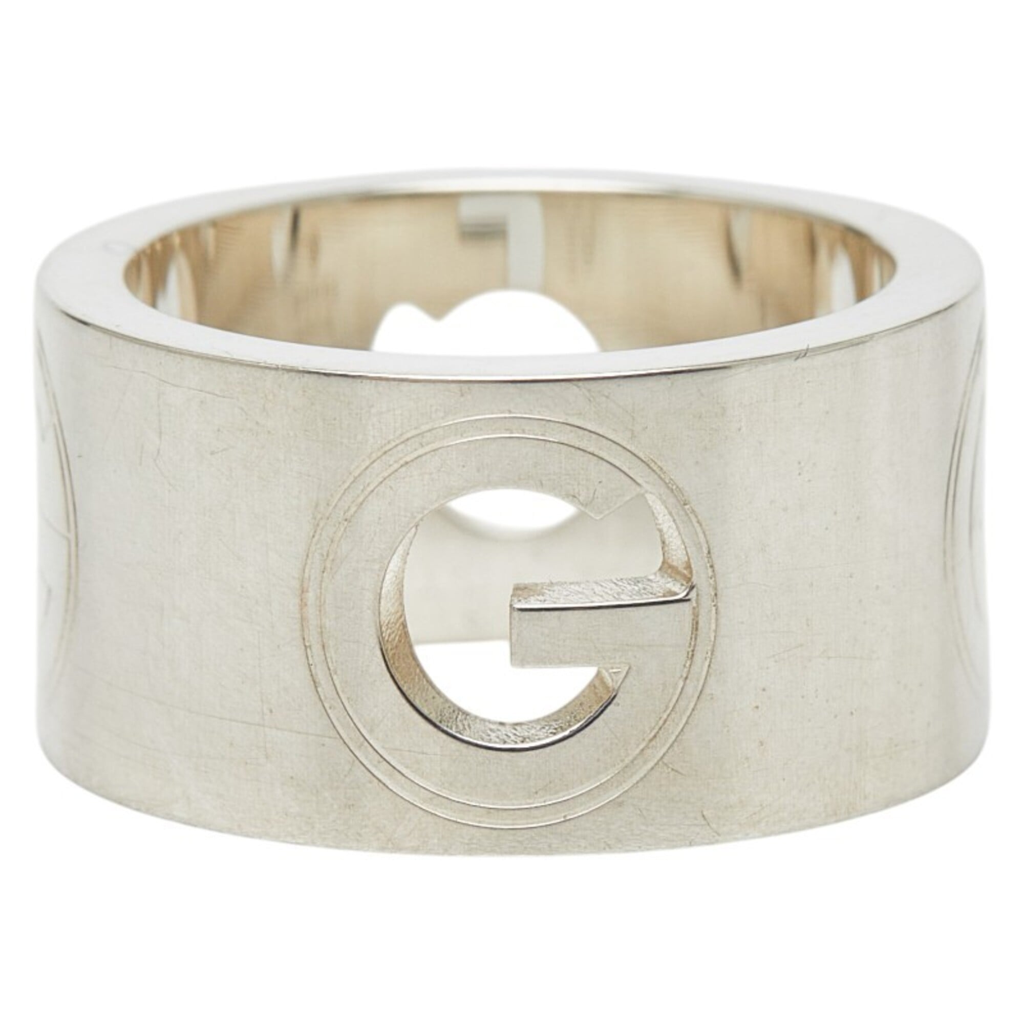 Gucci Silver Silver 925 Band Ring (Pre-Owned)