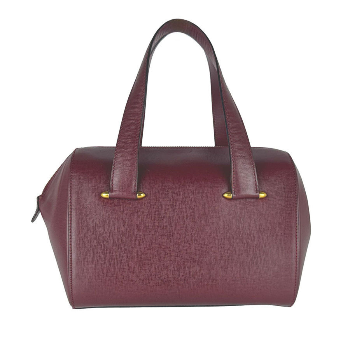 Cartier Bordeaux Leather Handbag (Pre-Owned)
