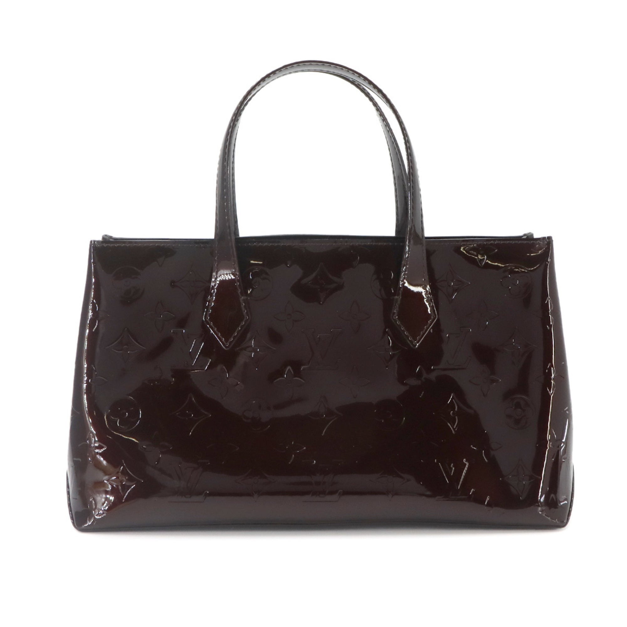 Louis Vuitton Amarante Monogram Vernis Handbag (Pre-Owned)