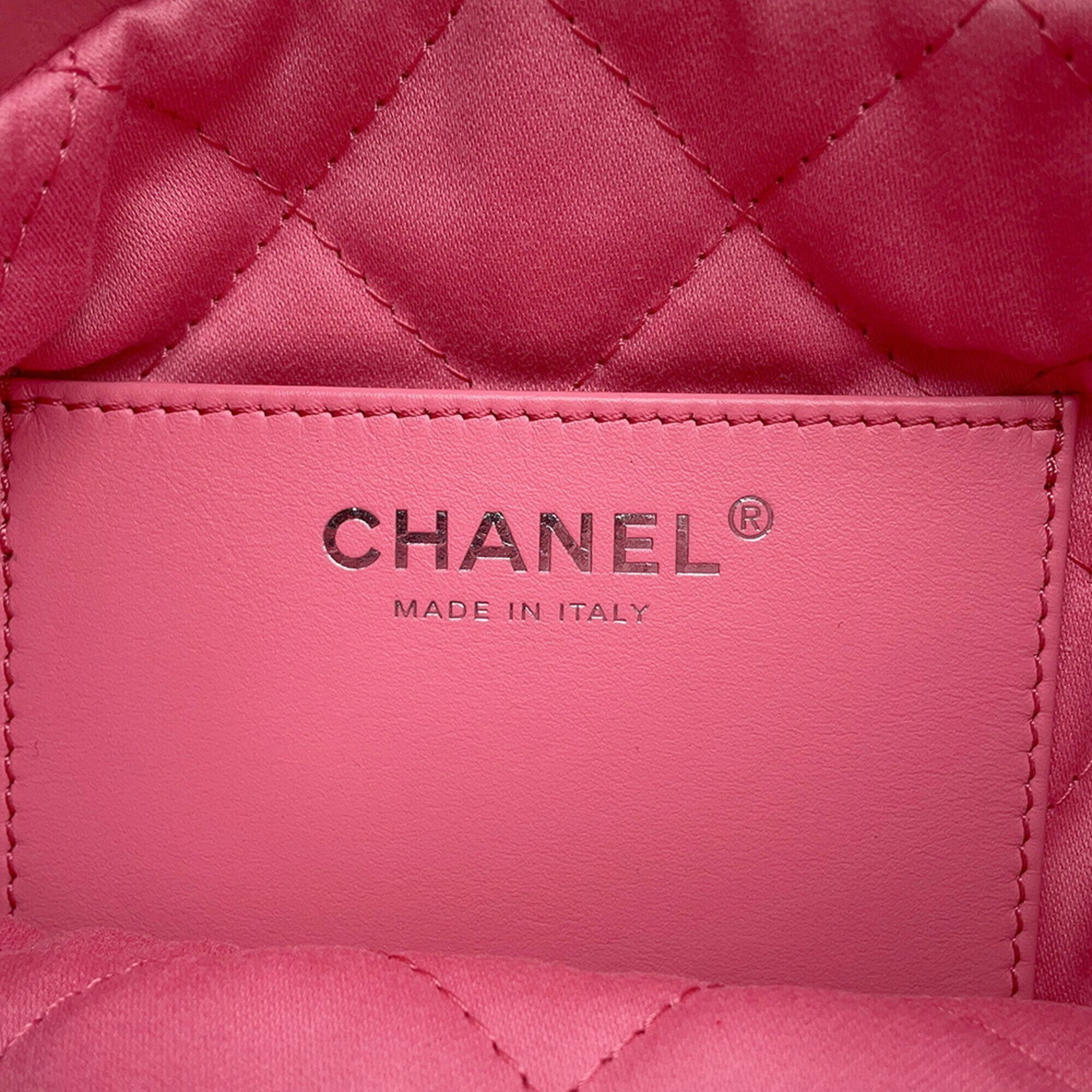 Chanel Pink Handbag Shoulder Bag (Pre-Owned)
