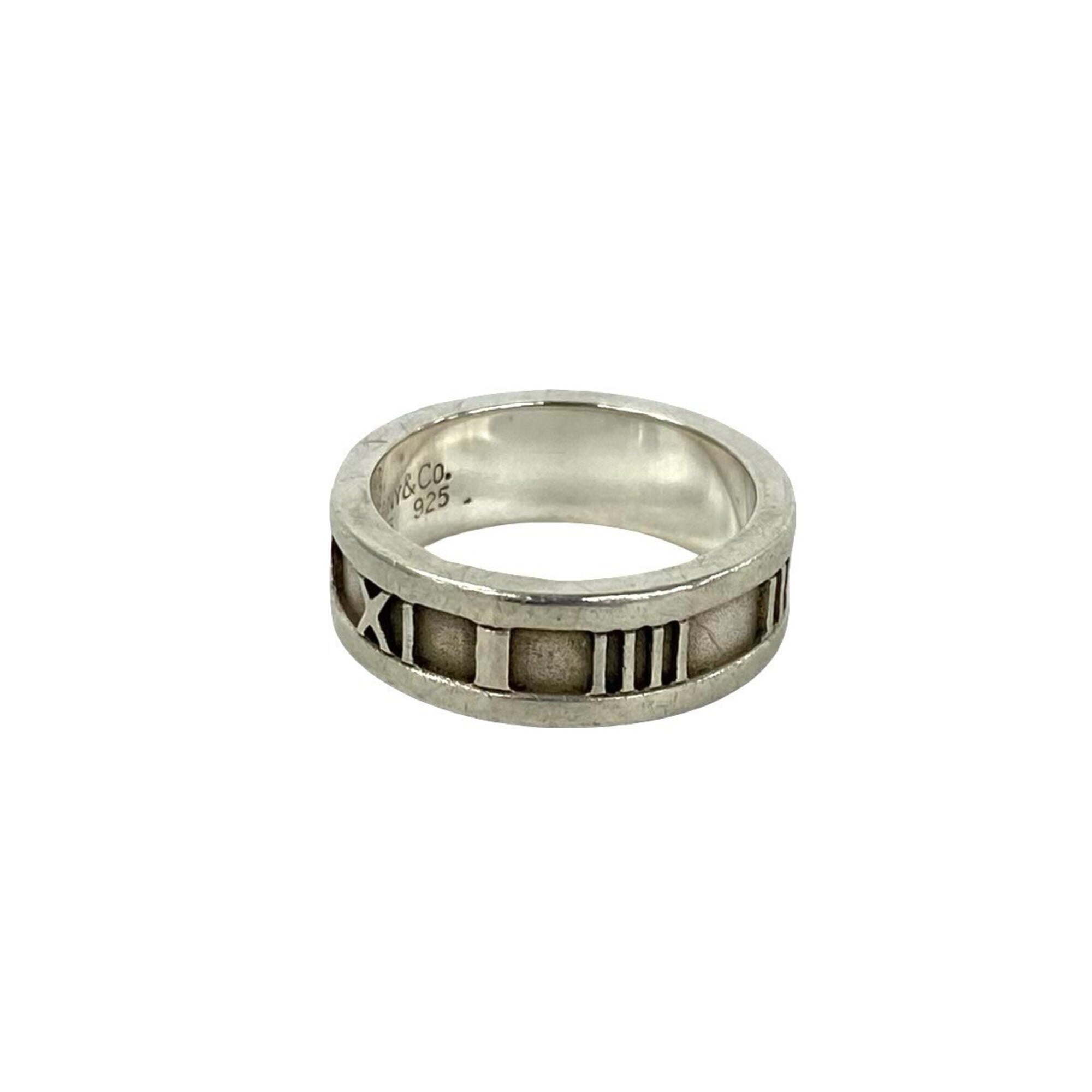 Tiffany Silver Silver 925 Band Ring (Pre-Owned)