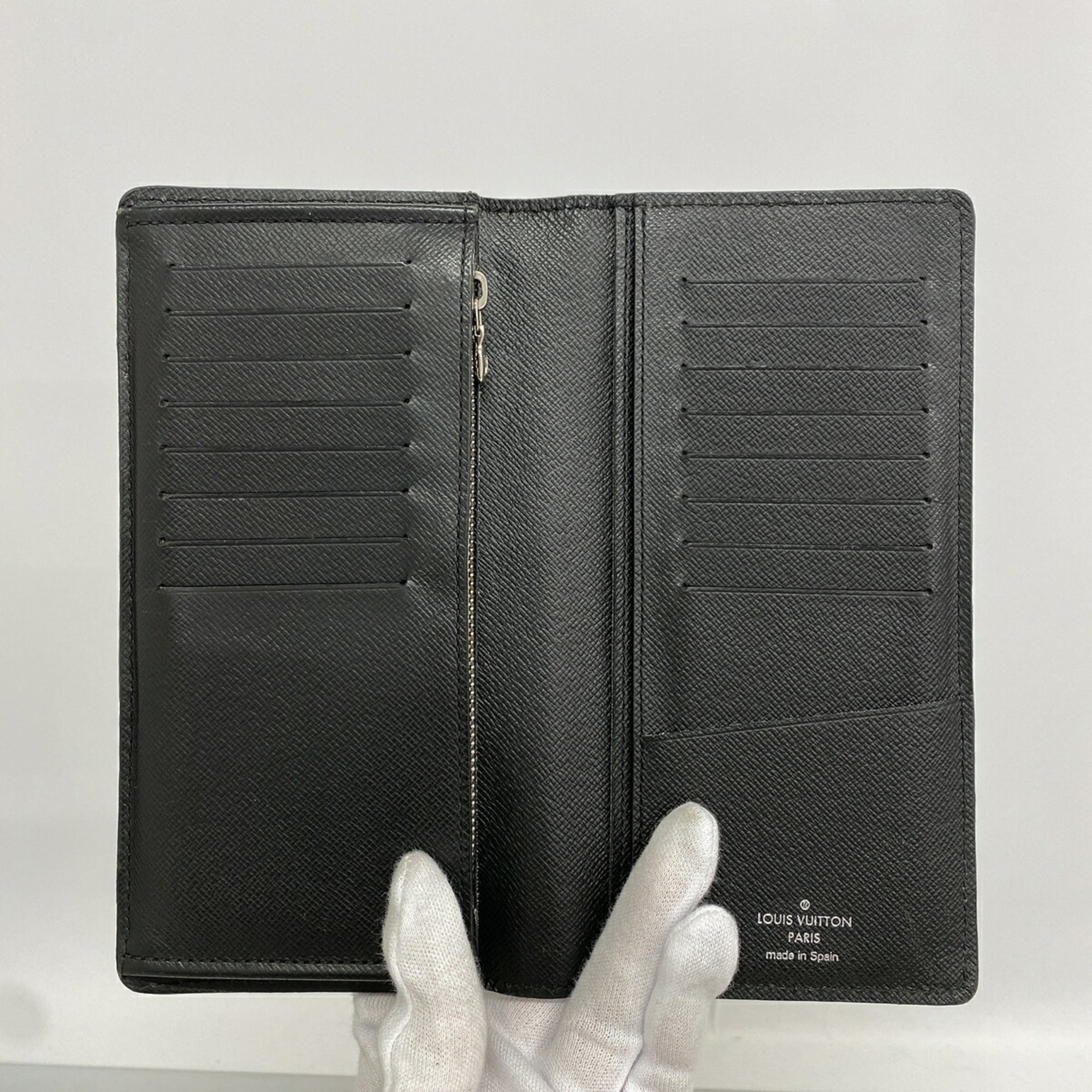 Louis Vuitton Noir Long Wallet (Bi-Fold) (Pre-Owned)
