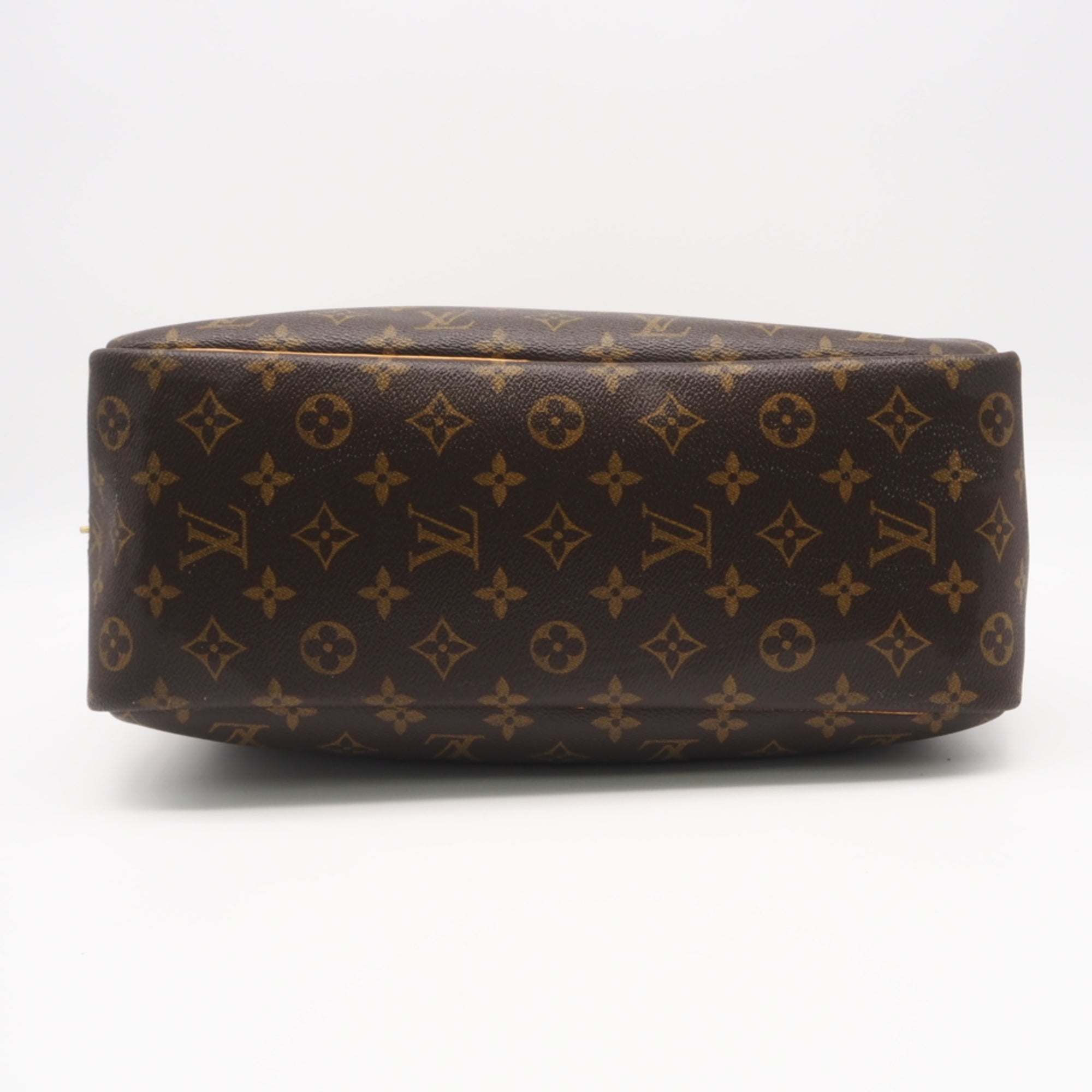Louis Vuitton Monogram Beige Brown Monogram Handbag (Pre-Owned)