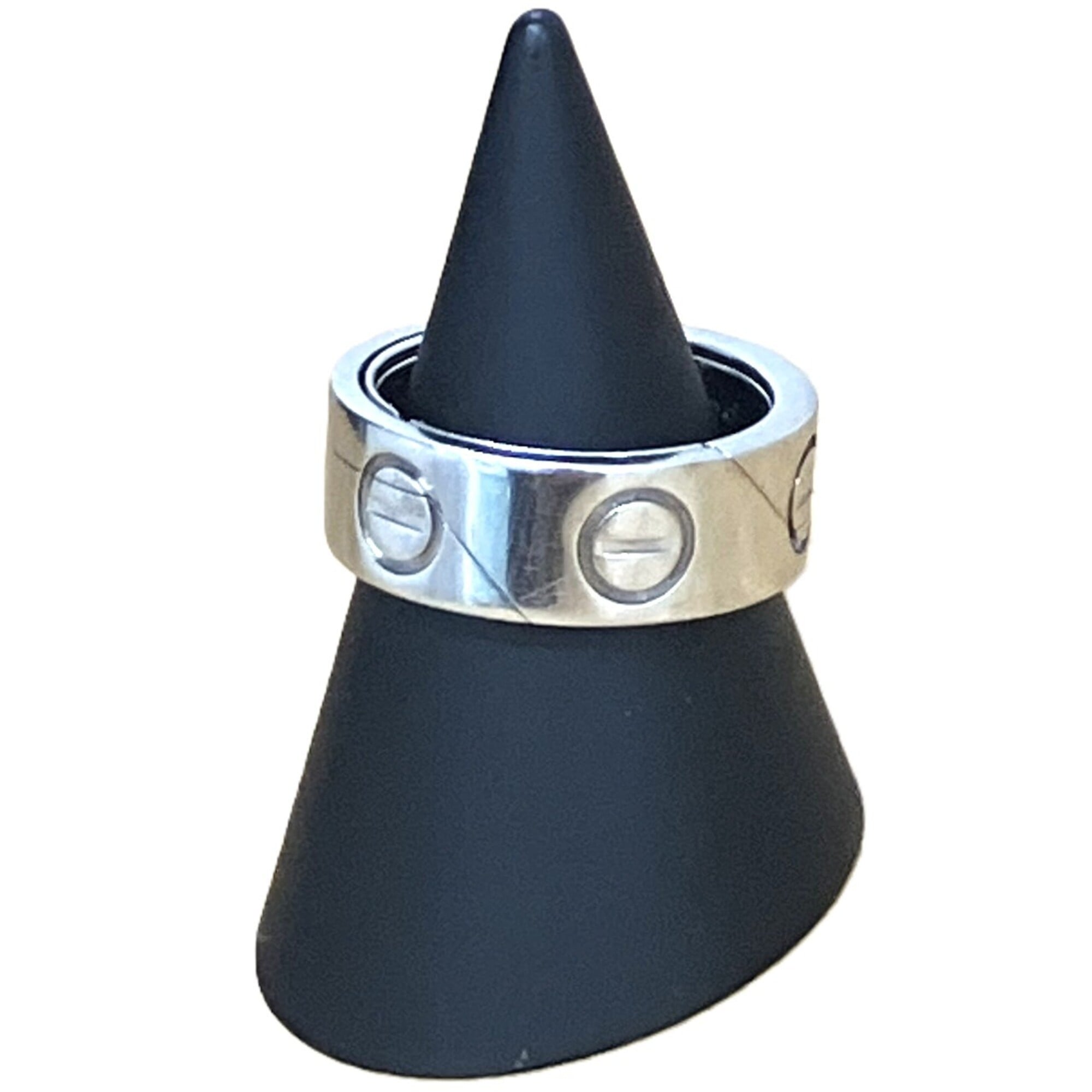 Cartier White Gold White Gold (18K) Band Ring (Pre-Owned)