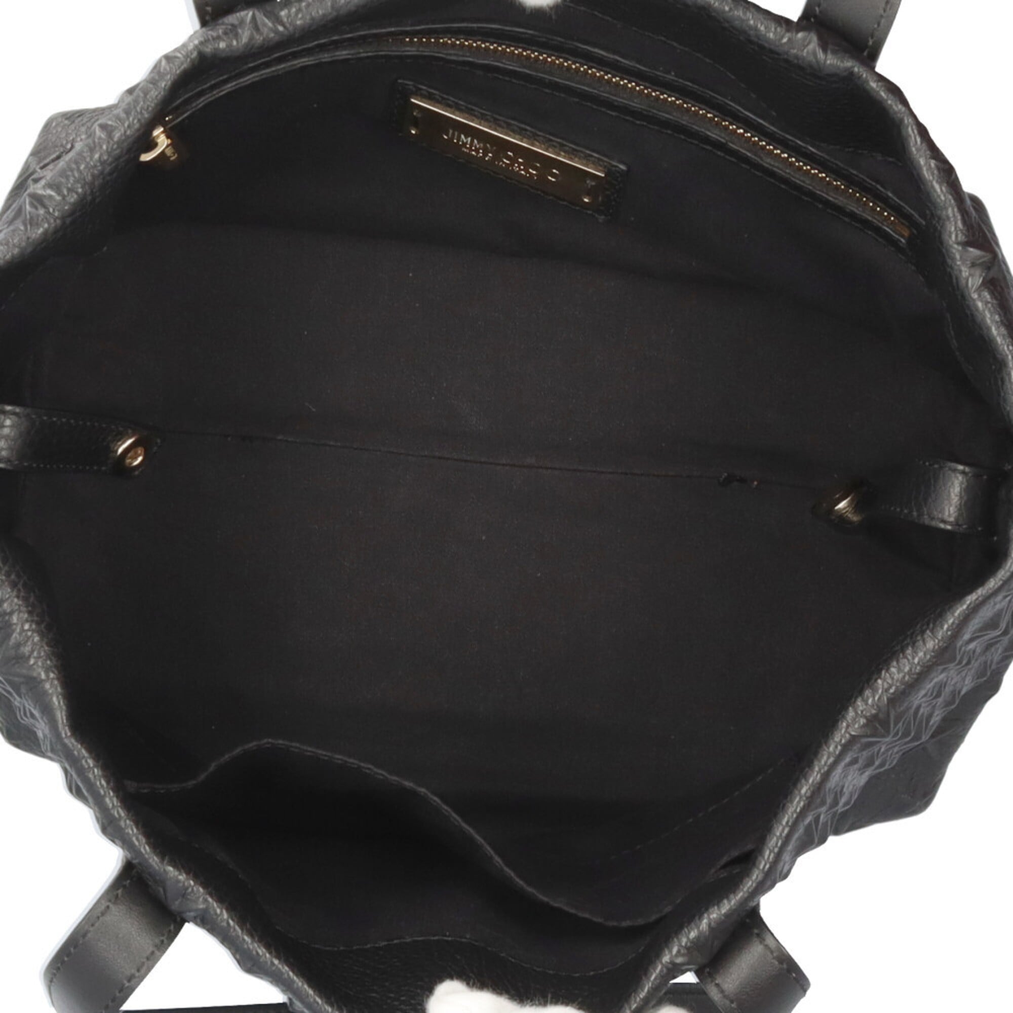 Jimmy Choo Black Leather Tote Bag (Pre-Owned)