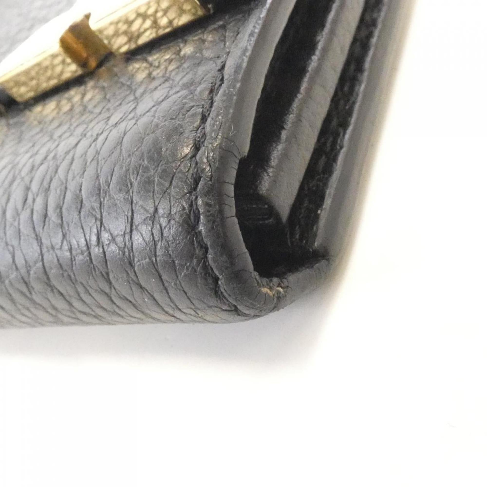 Louis Vuitton Black Long Wallet (Bi-Fold) (Pre-Owned)