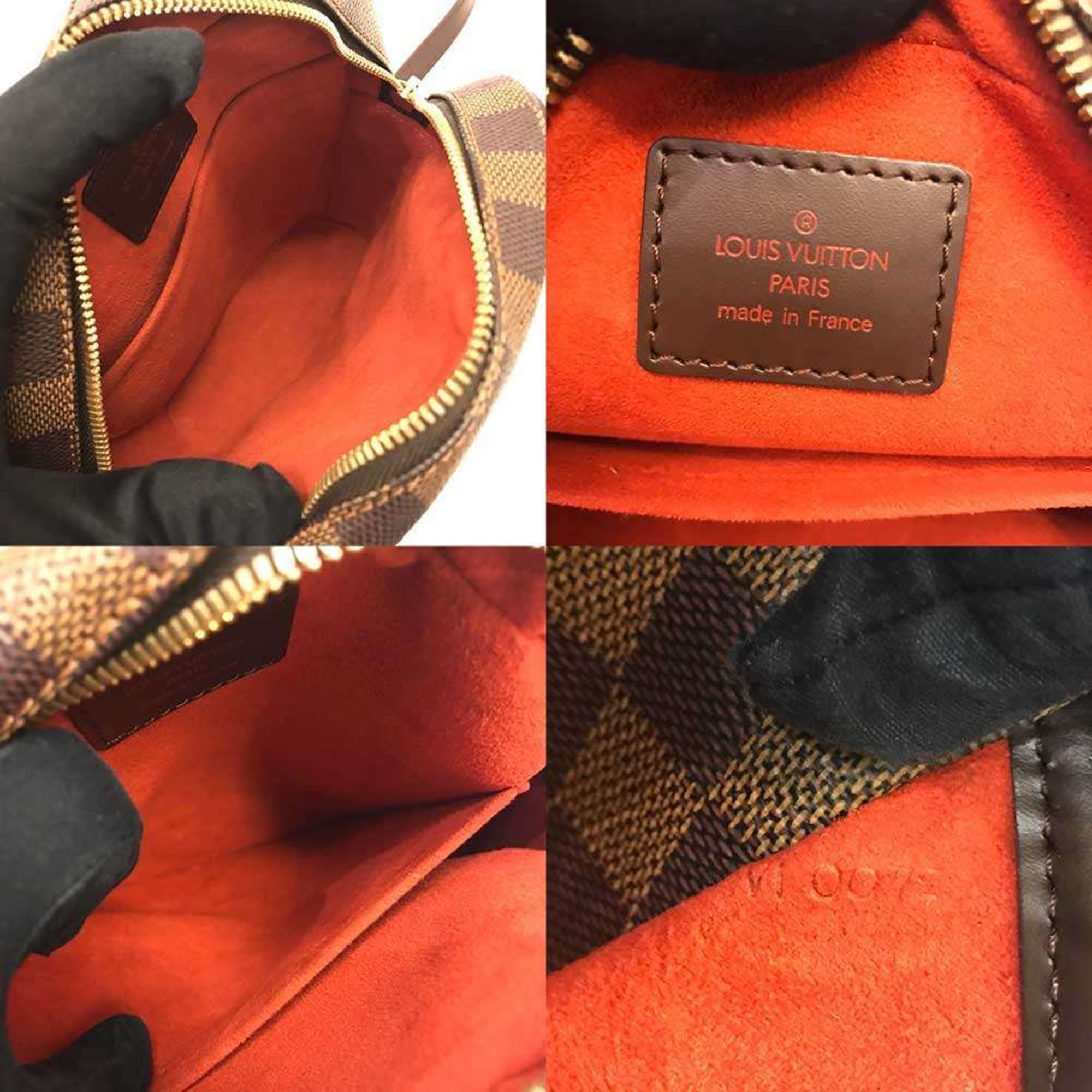Louis Vuitton Damier Brown Damier Canvas Ebene Pochette Shoulder Bag (Pre-Owned)
