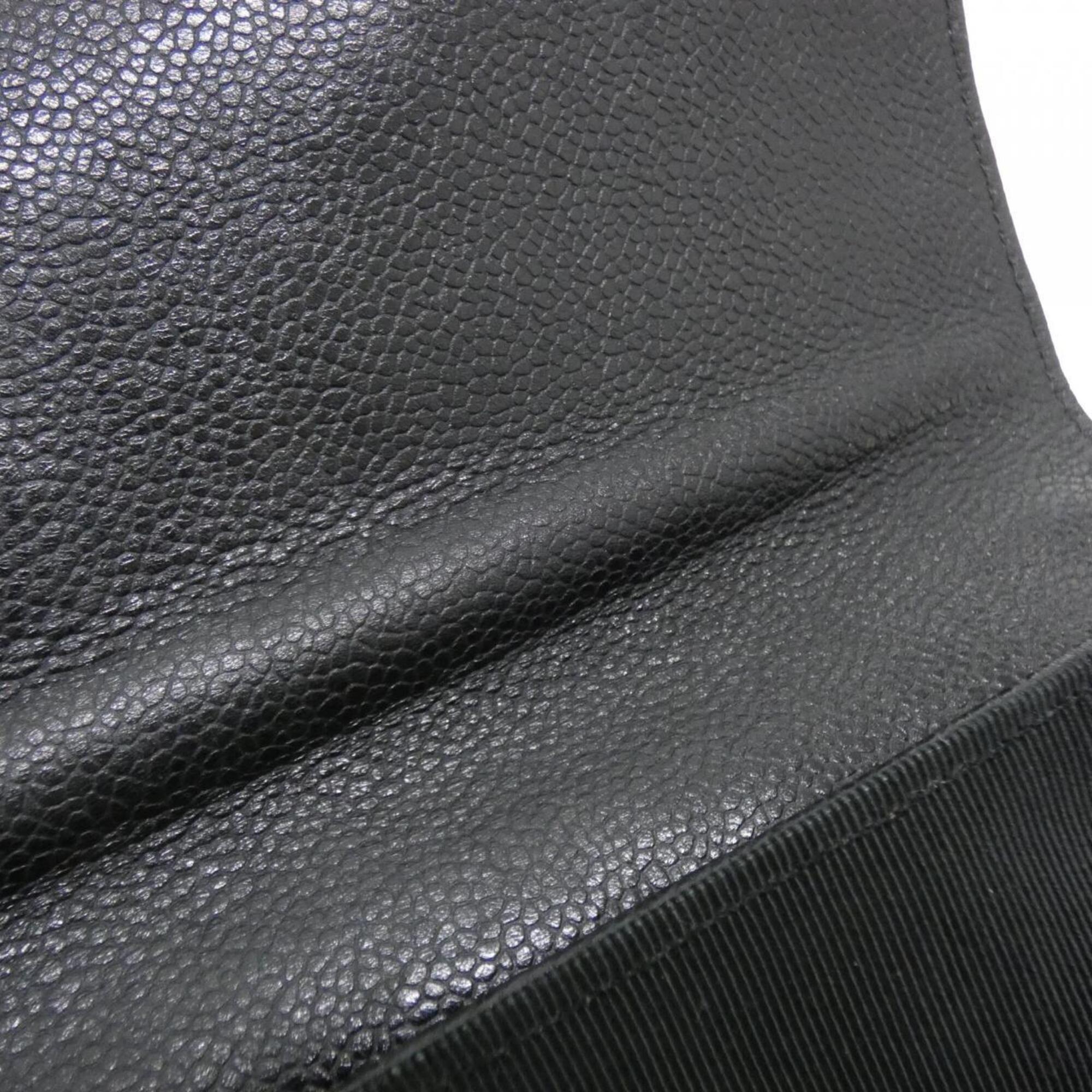 Chanel Black Grained Calfskin Backpack (Pre-Owned)