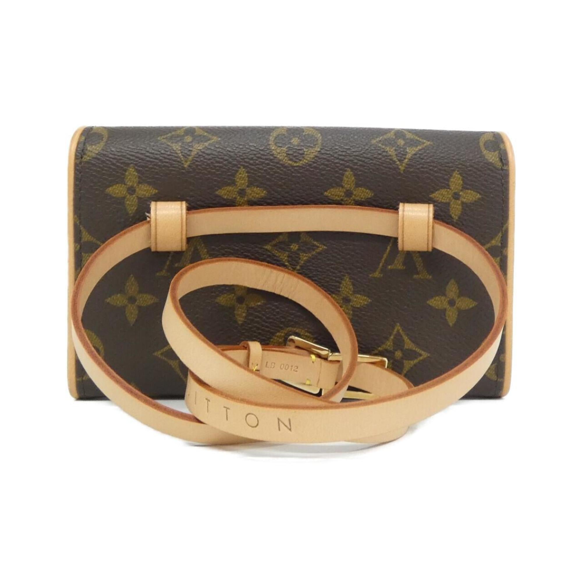 Louis Vuitton Marron Coated Canvas Fanny Pack Pochette (Pre-Owned)