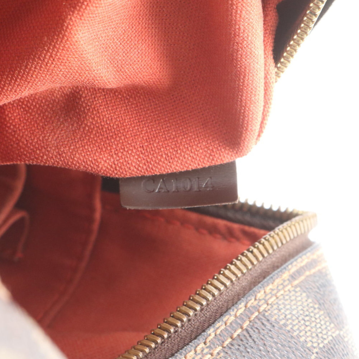 Louis Vuitton Ebene Leather Coated Canvas Messenger Bag Shoulder Bag (Pre-Owned)