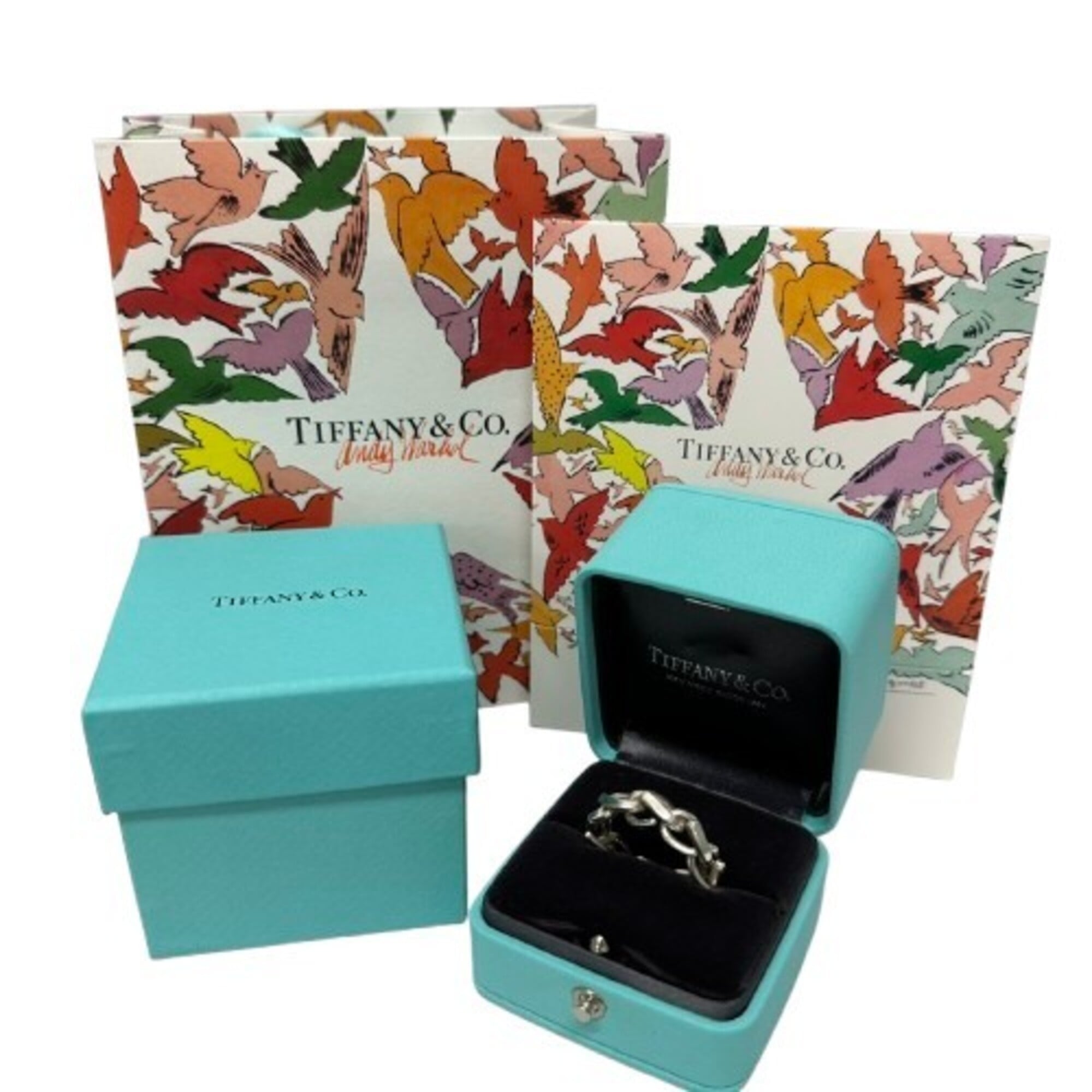 Tiffany Silver 925 Band Ring (Pre-Owned)