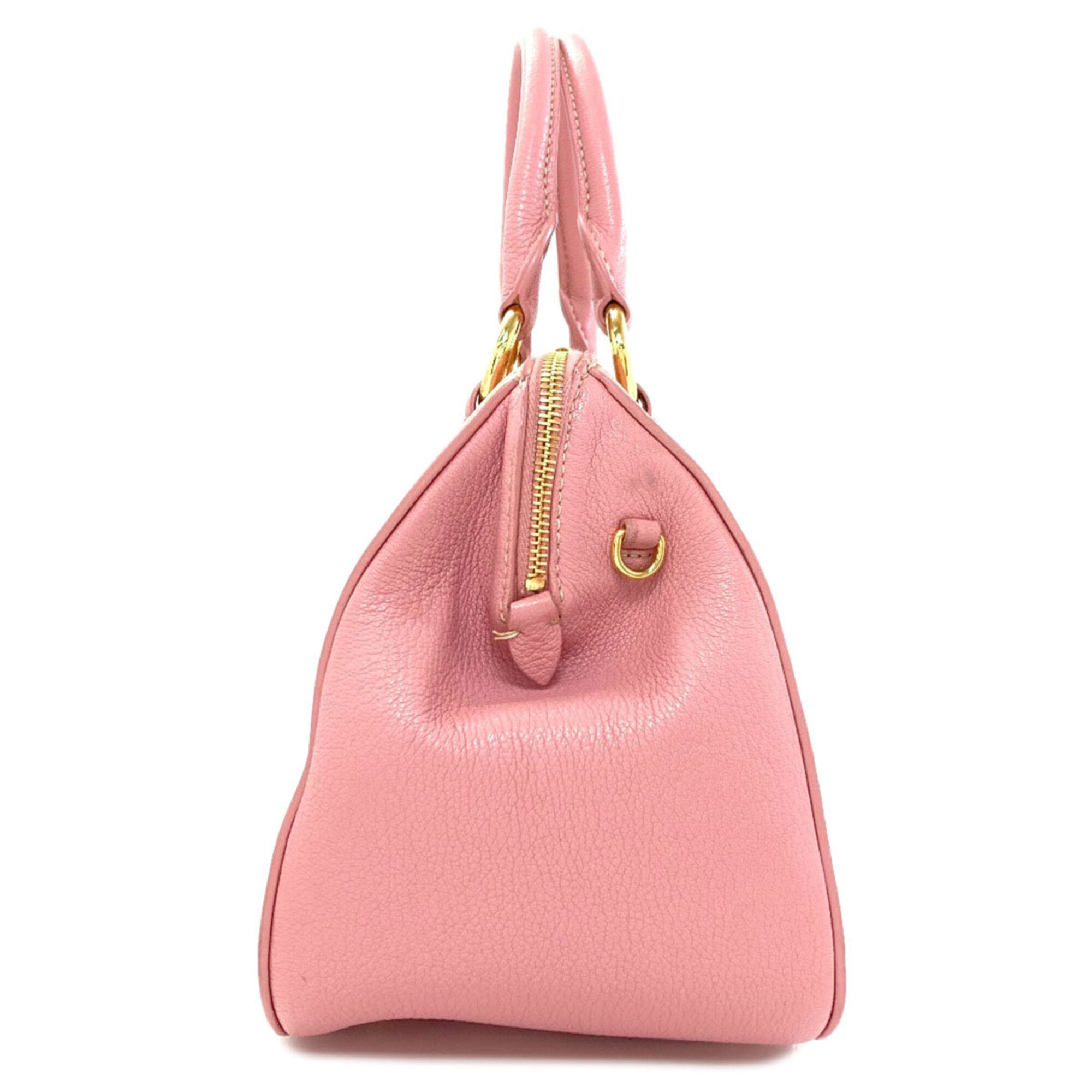 Miu Miu Pink Leather Handbag (Pre-Owned)