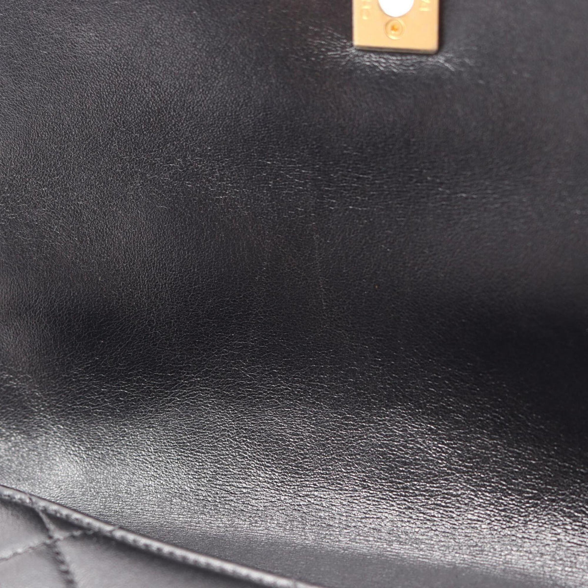 Chanel Black Leather Handbag Shoulder Bag (Pre-Owned)