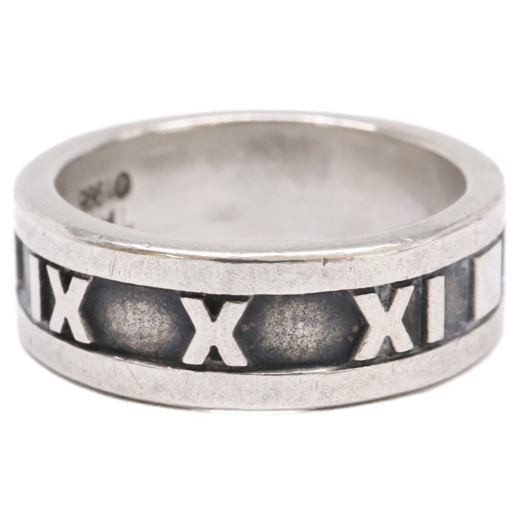Tiffany Silver Silver 925 Band Ring (Pre-Owned)