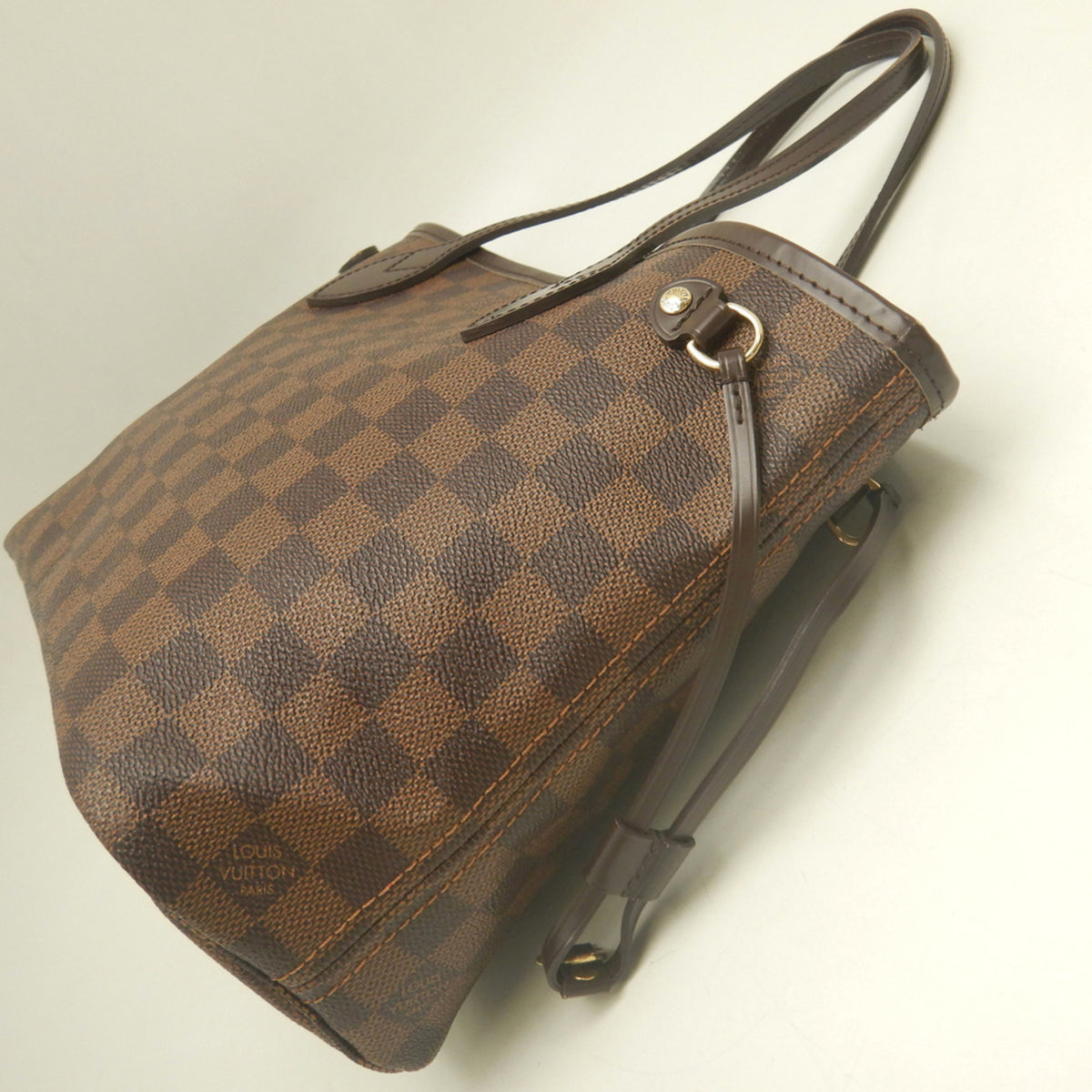 Louis Vuitton Damier Canvas Ebene Damier Canvas Tote Bag (Pre-Owned)
