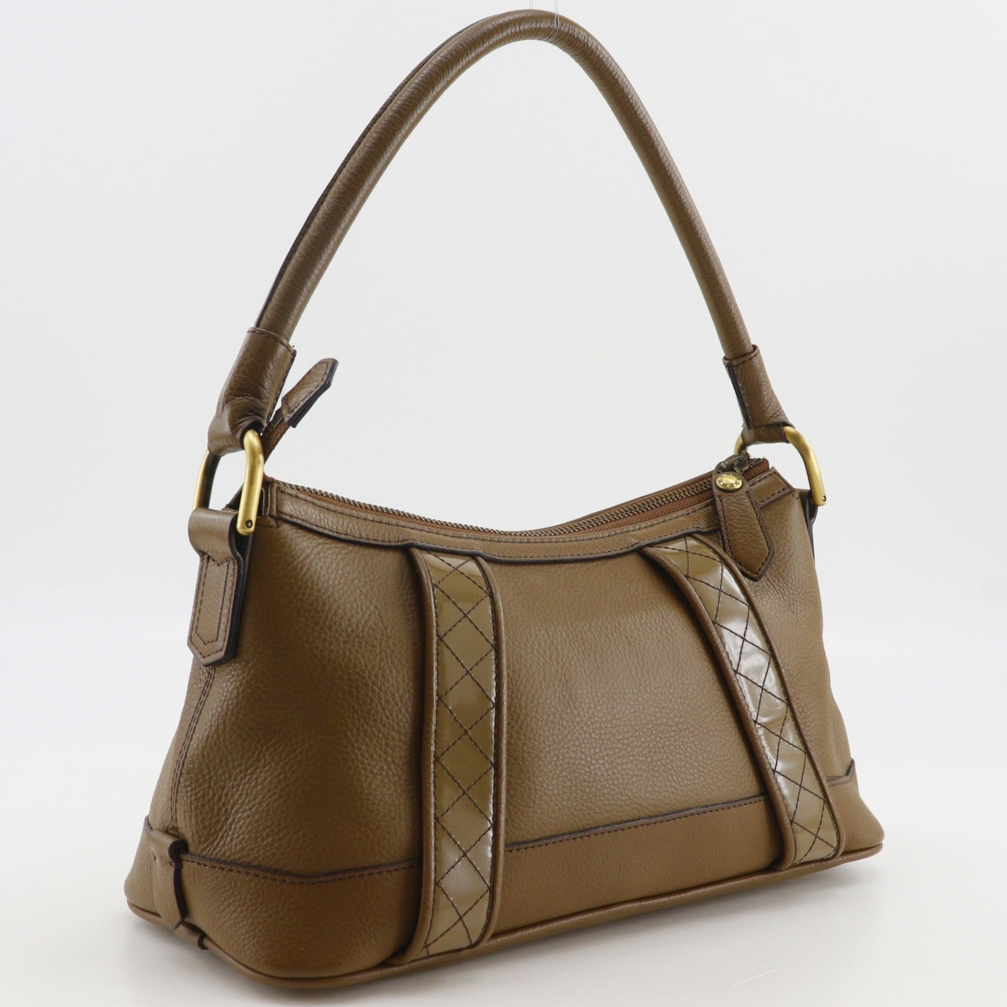 Burberry Brown Leather Shoulder Bag (Pre-Owned)
