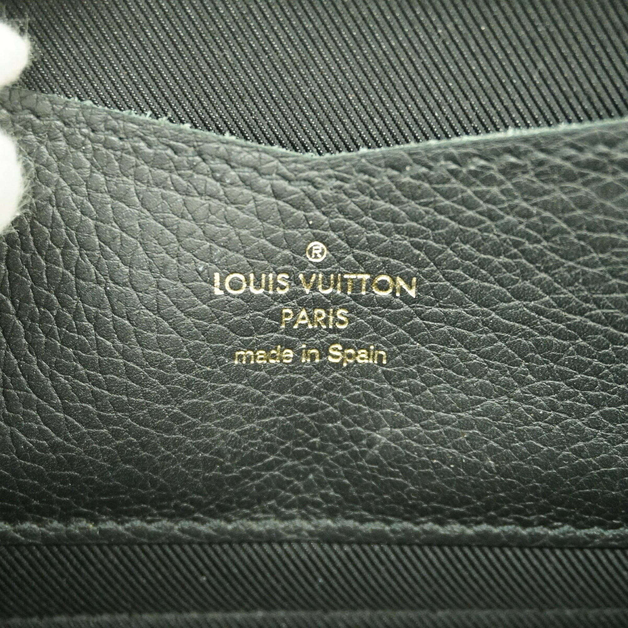 Louis Vuitton Noir Long Wallet (Bi-Fold) (Pre-Owned)