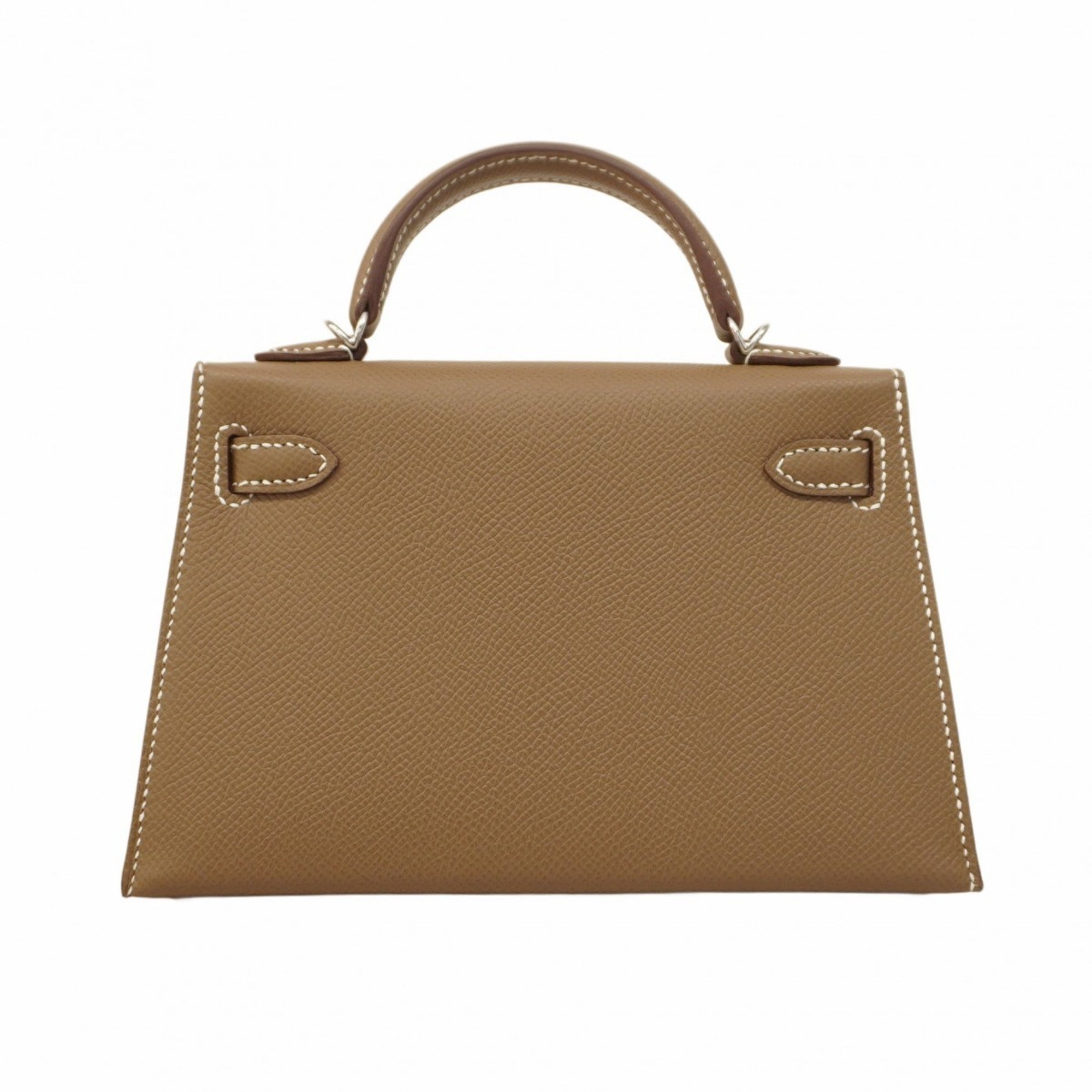 Hermes Etoupe Gray Epsom Leather Handbag (Pre-Owned)