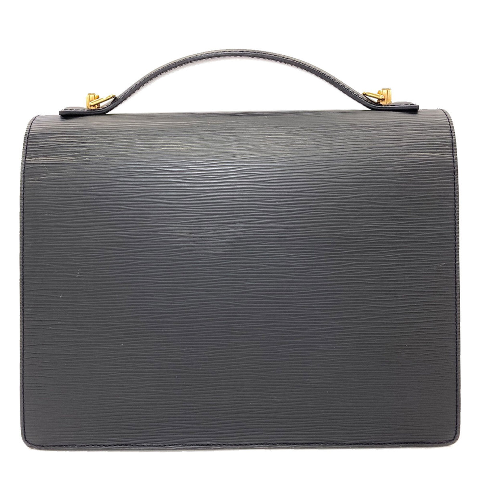 Louis Vuitton Noir Epi Leather Handbag (Pre-Owned)