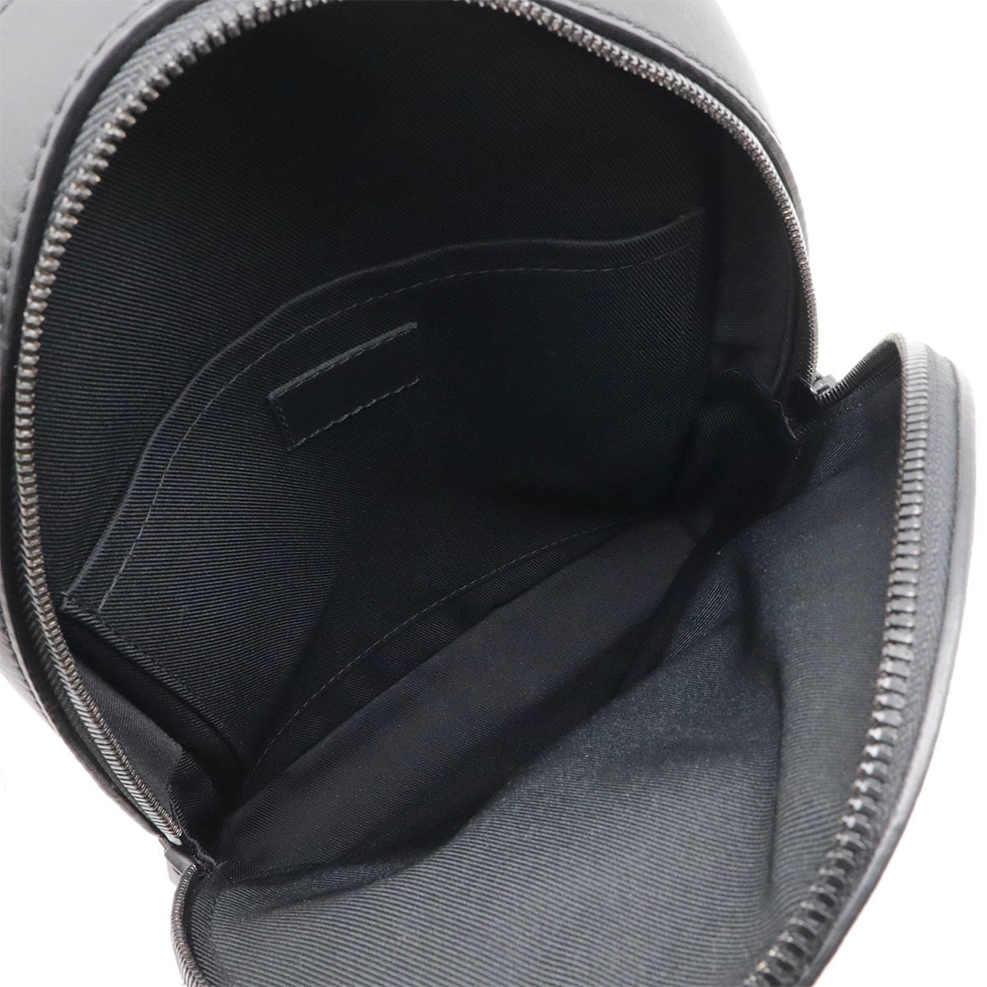 Louis Vuitton Black Noir Leather Shoulder Bag Sling Bag (Pre-Owned)