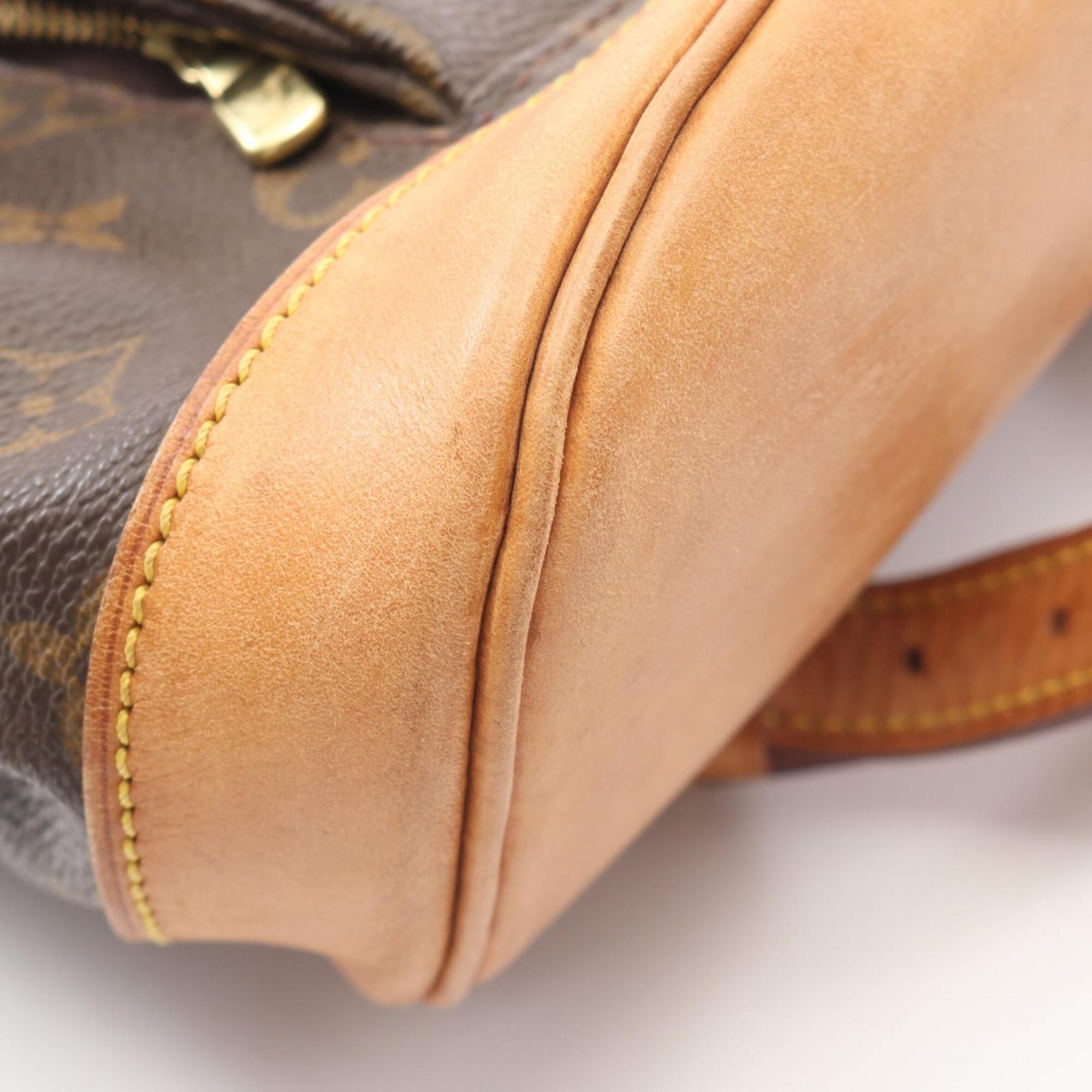 Louis Vuitton Brown Monogram Coated Canvas Pvc Leather Backpack Handbag (Pre-Owned)