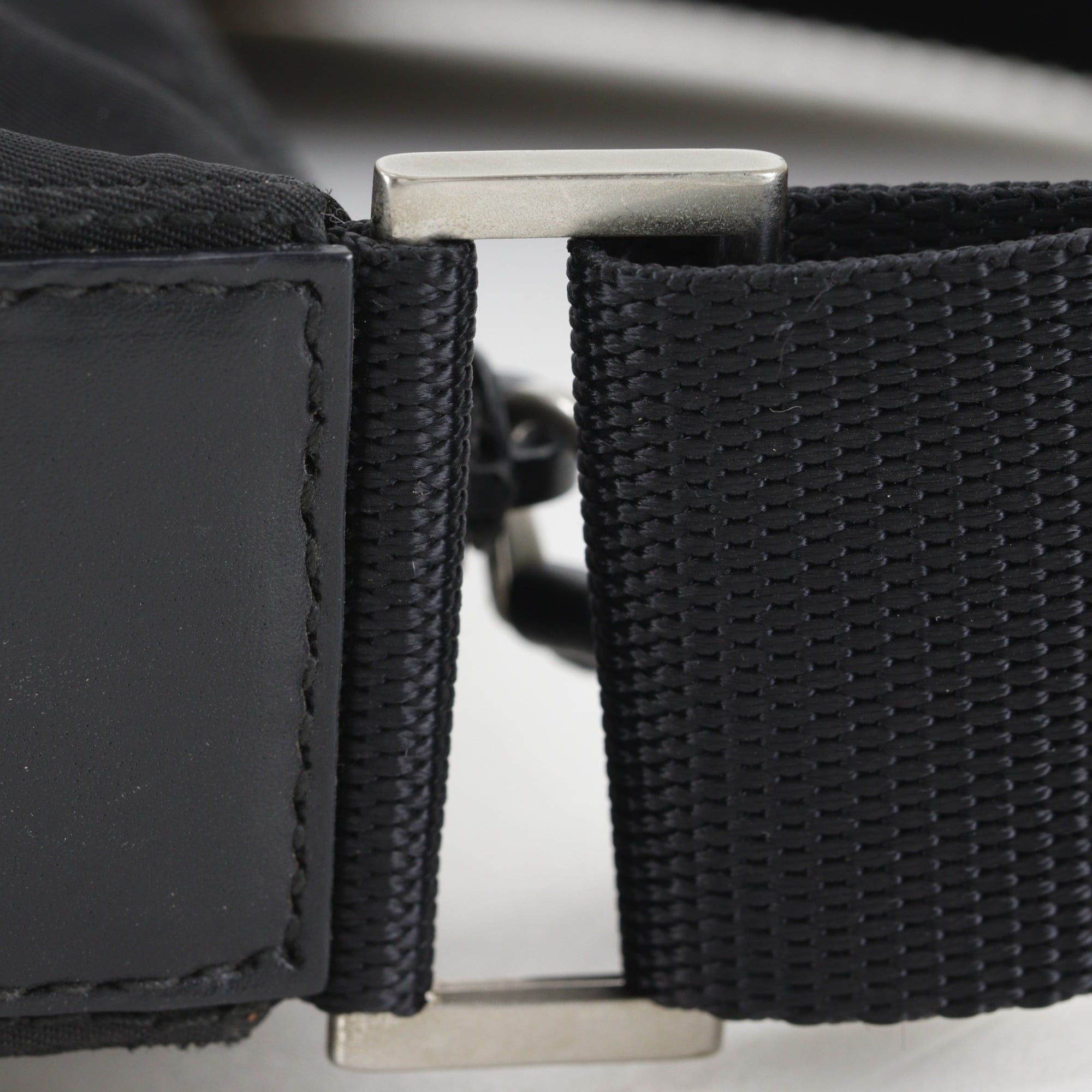 Prada Black Nylon Shoulder Bag (Pre-Owned)