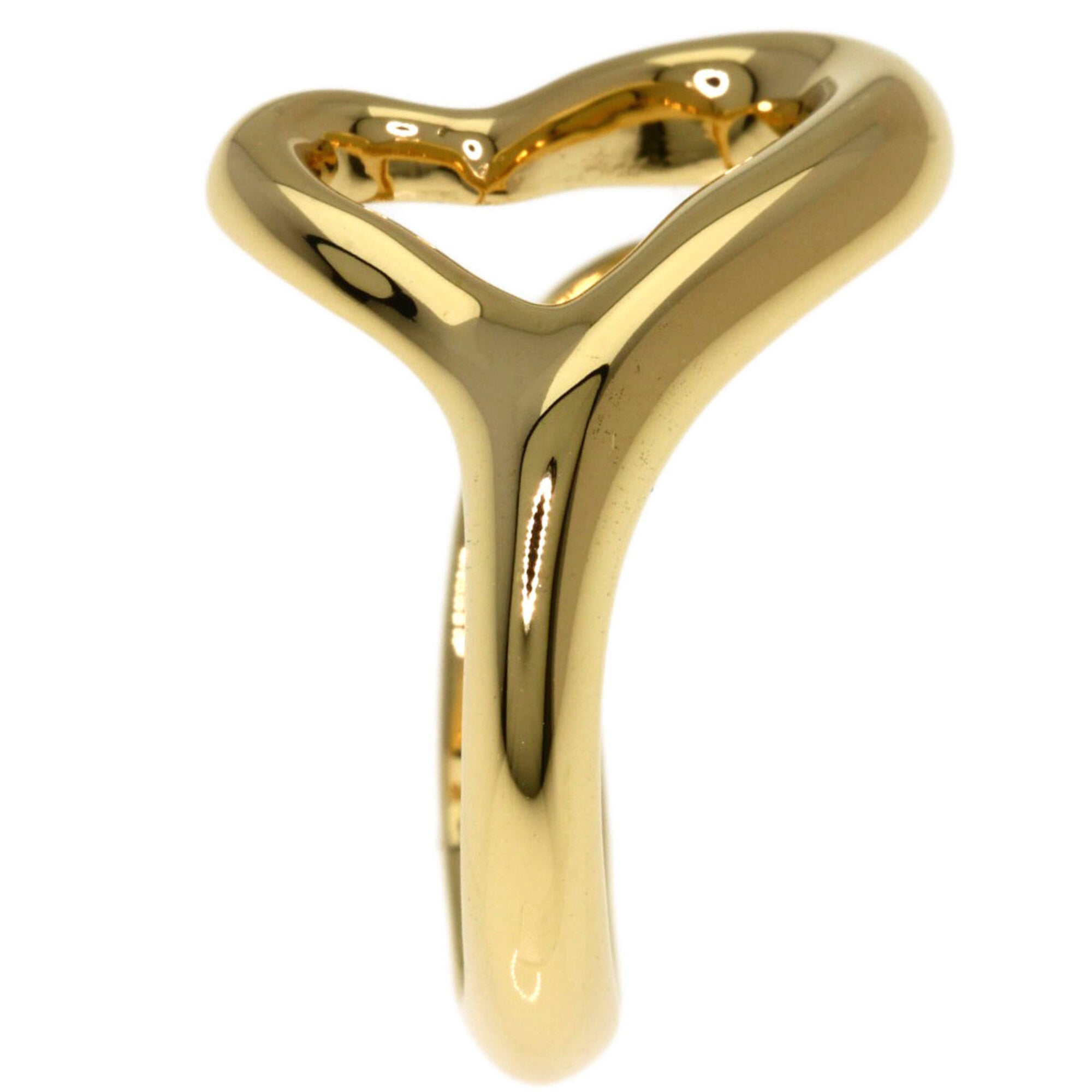 Tiffany Open Heart Yellow Gold (18K) Band Ring (Pre-Owned)