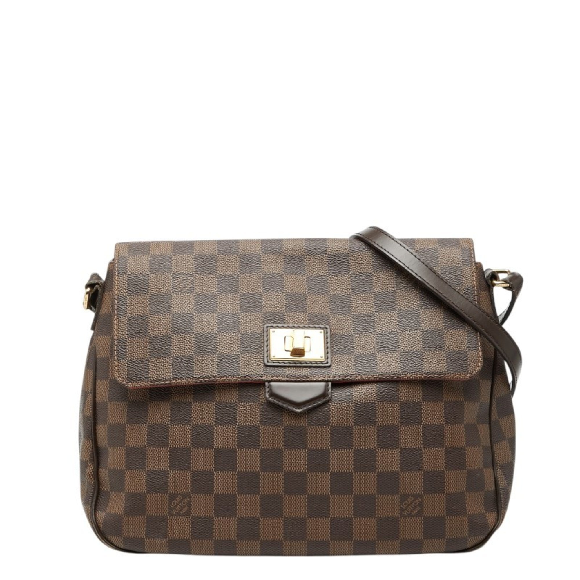 Louis Vuitton Brown Pvc Leather Shoulder Bag (Pre-Owned)