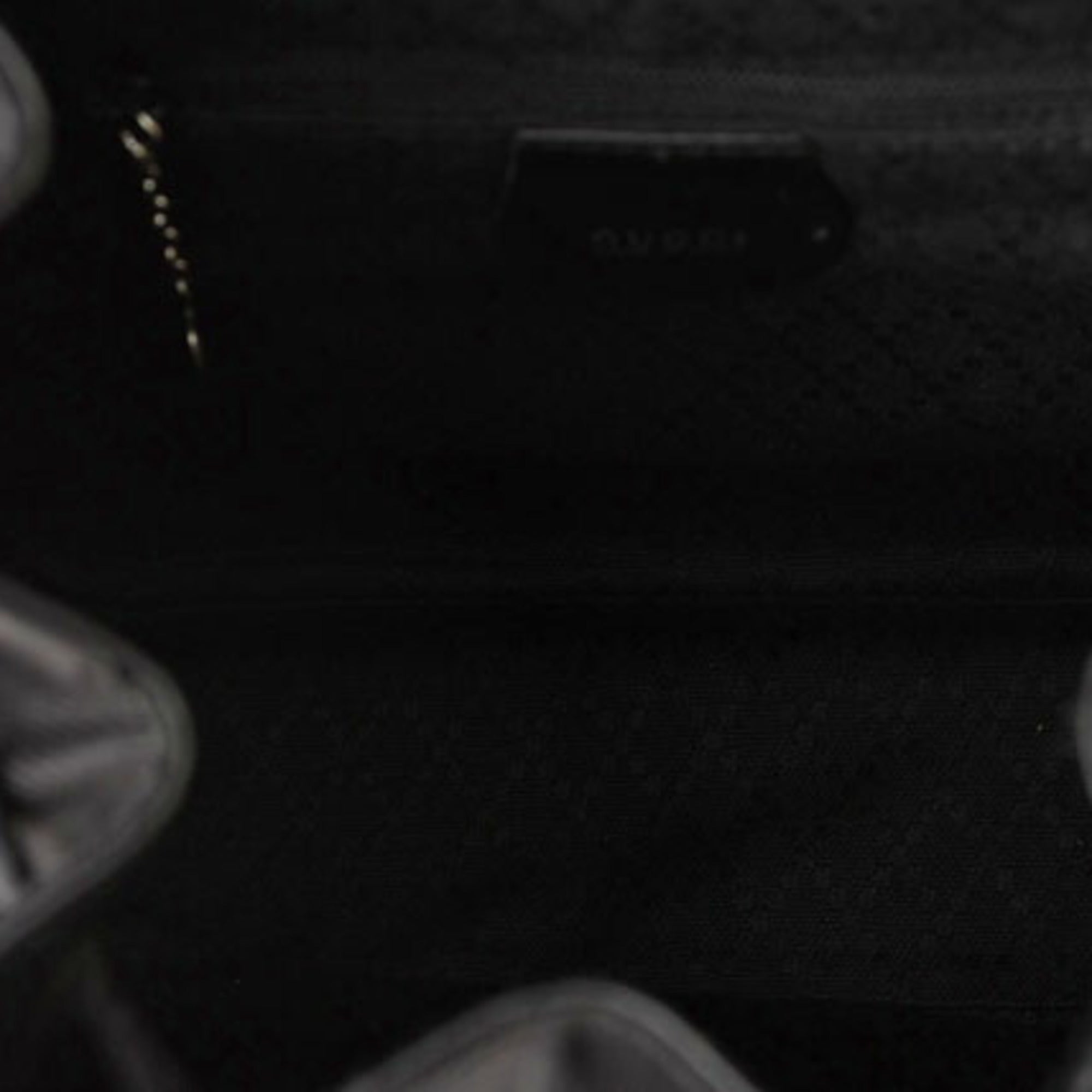 Gucci Black Leather Backpack (Pre-Owned)