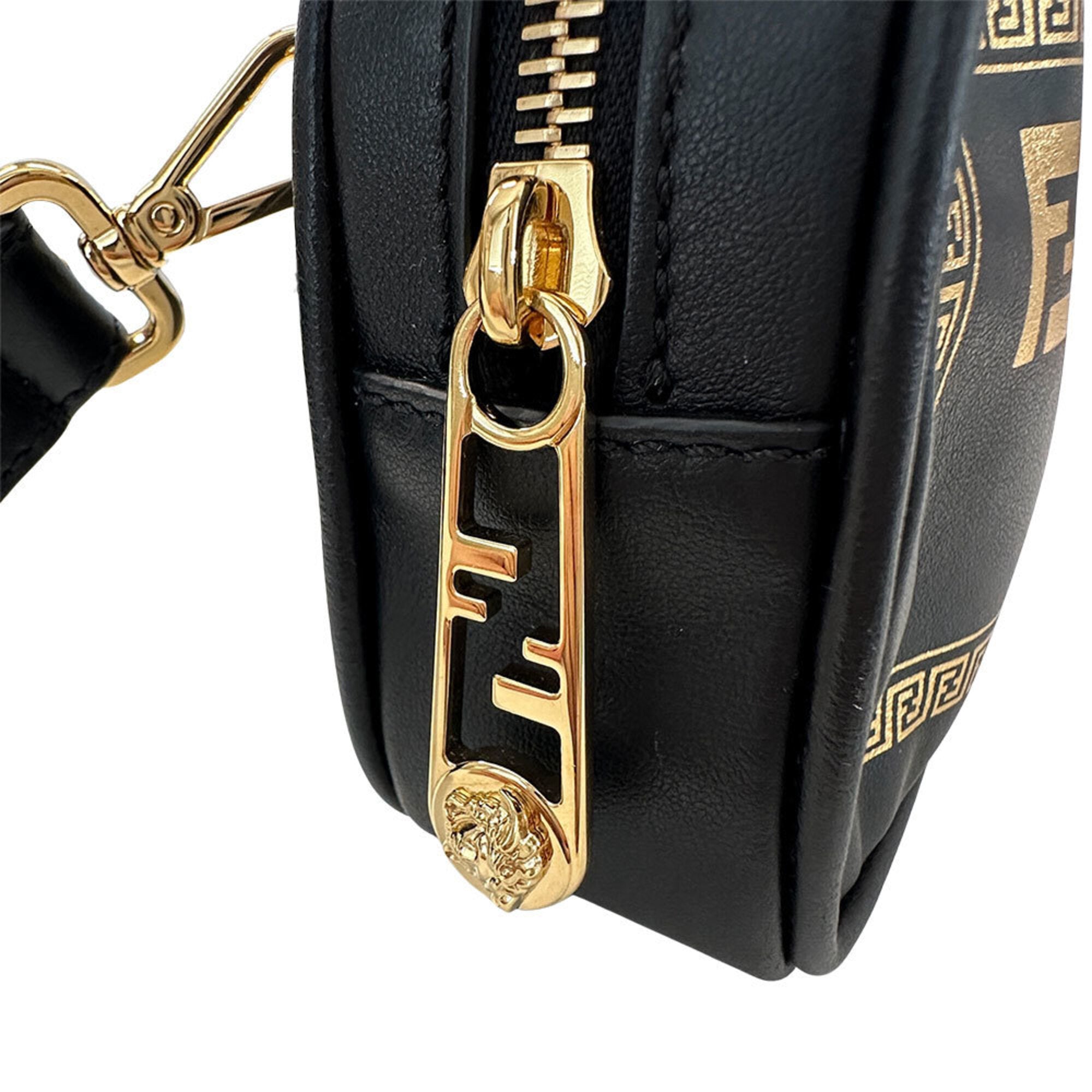 Fendi Black Leather Handbag Shoulder Bag (Pre-Owned)