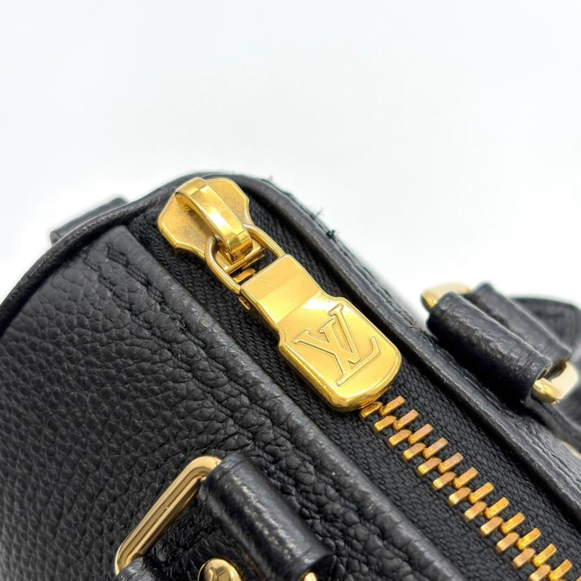Louis Vuitton Beige Bicolor Black Monogram Monogram Empreinte Handbag (Pre-Owned)