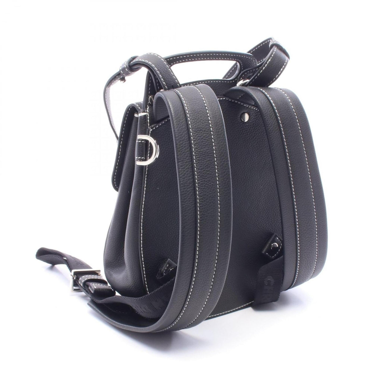 Christian Dior Black Leather Backpack Handbag (Pre-Owned)