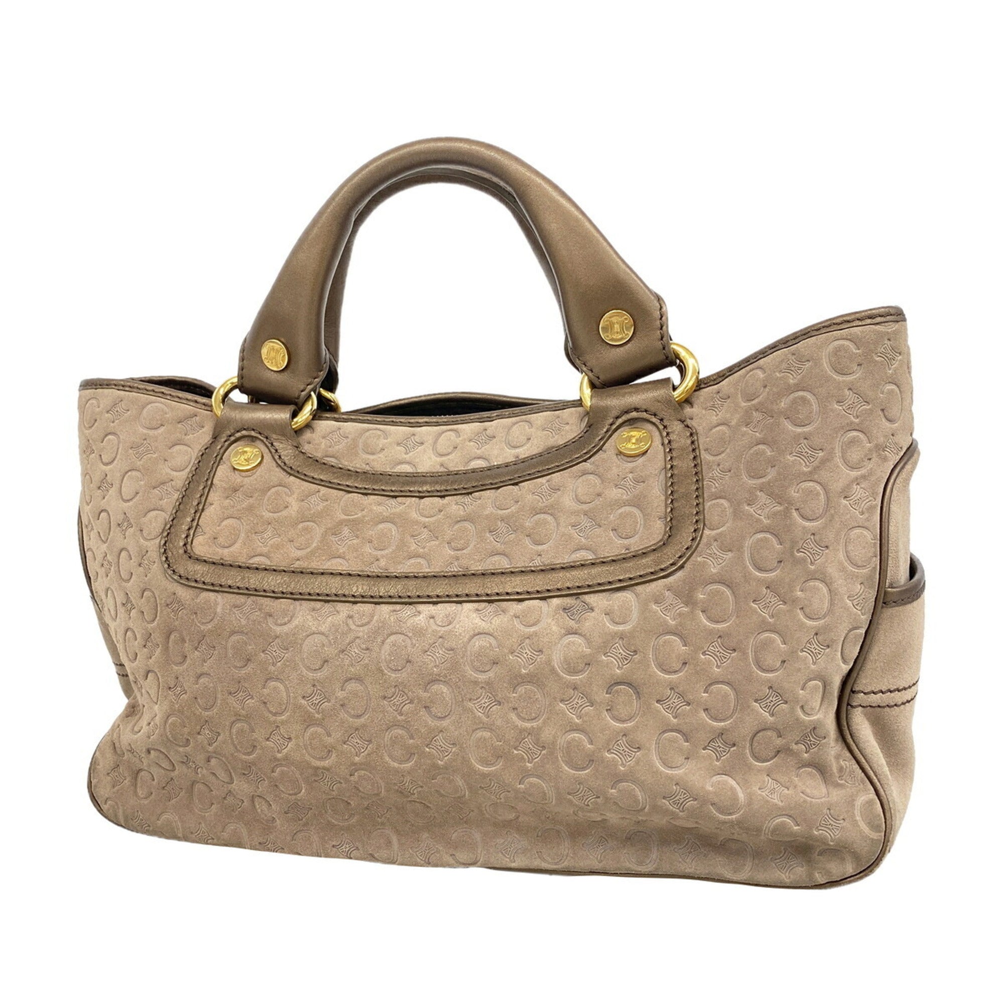 Celine Brown Suede Handbag (Pre-Owned)