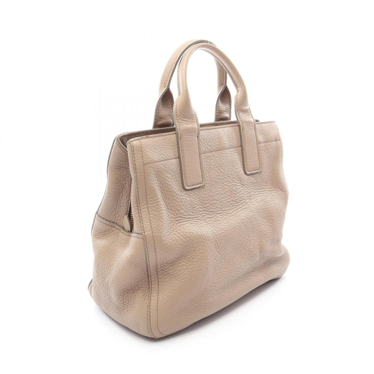 Miu Miu Beige Leather Handbag (Pre-Owned)