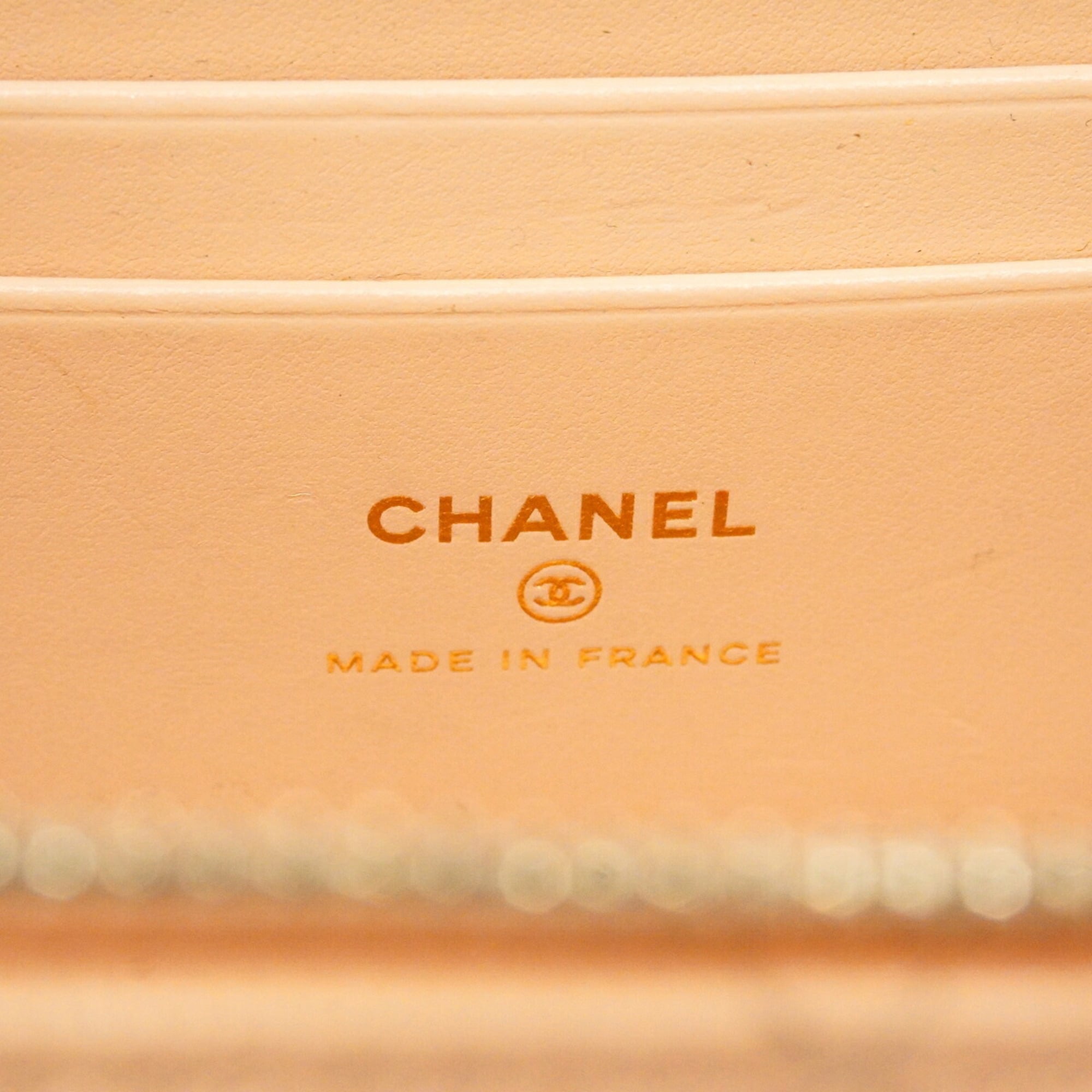 Chanel Pink Grained Calfskin Vanity Bag (Pre-Owned)