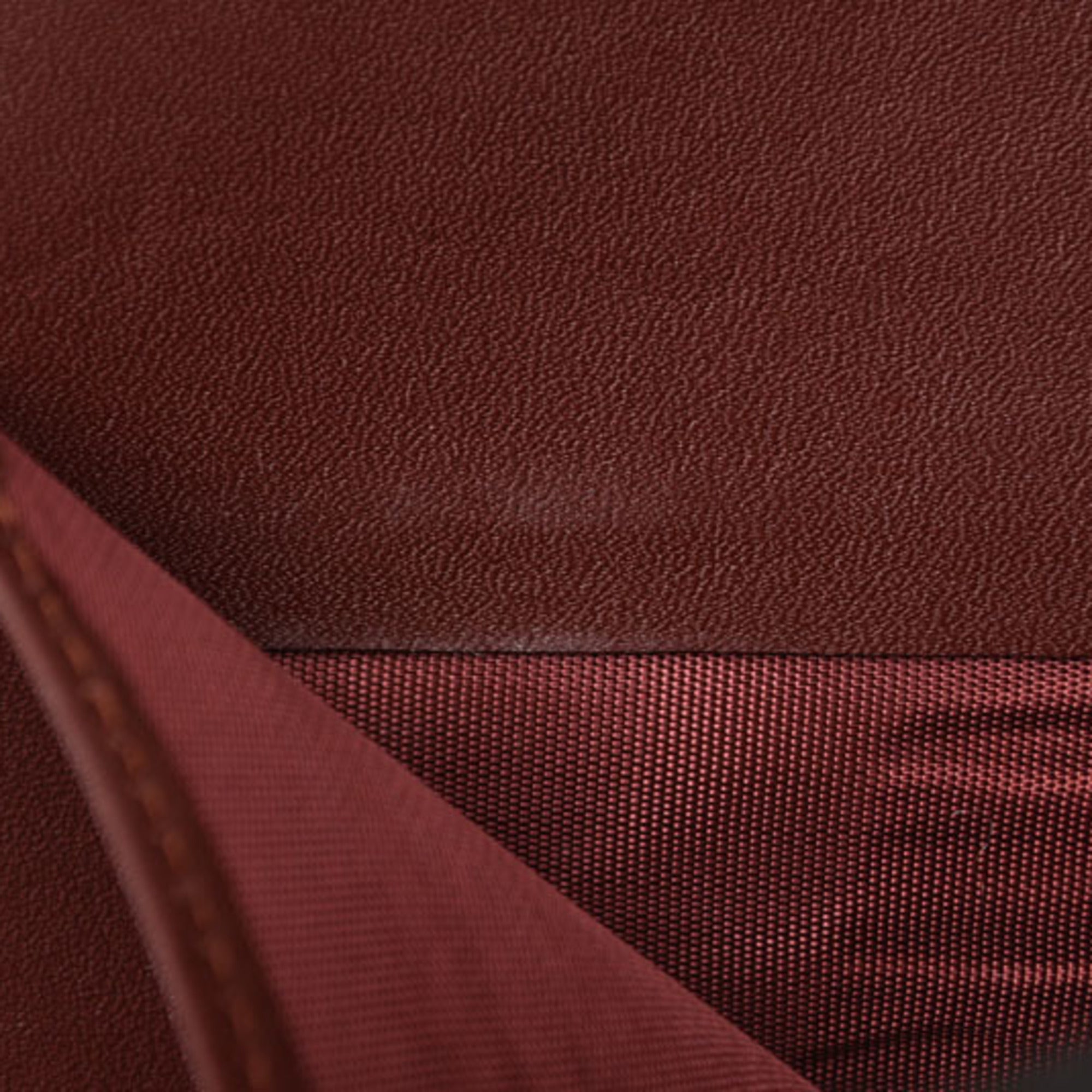 Cartier Bordeaux Leather Wallet (Bi-Fold) (Pre-Owned)
