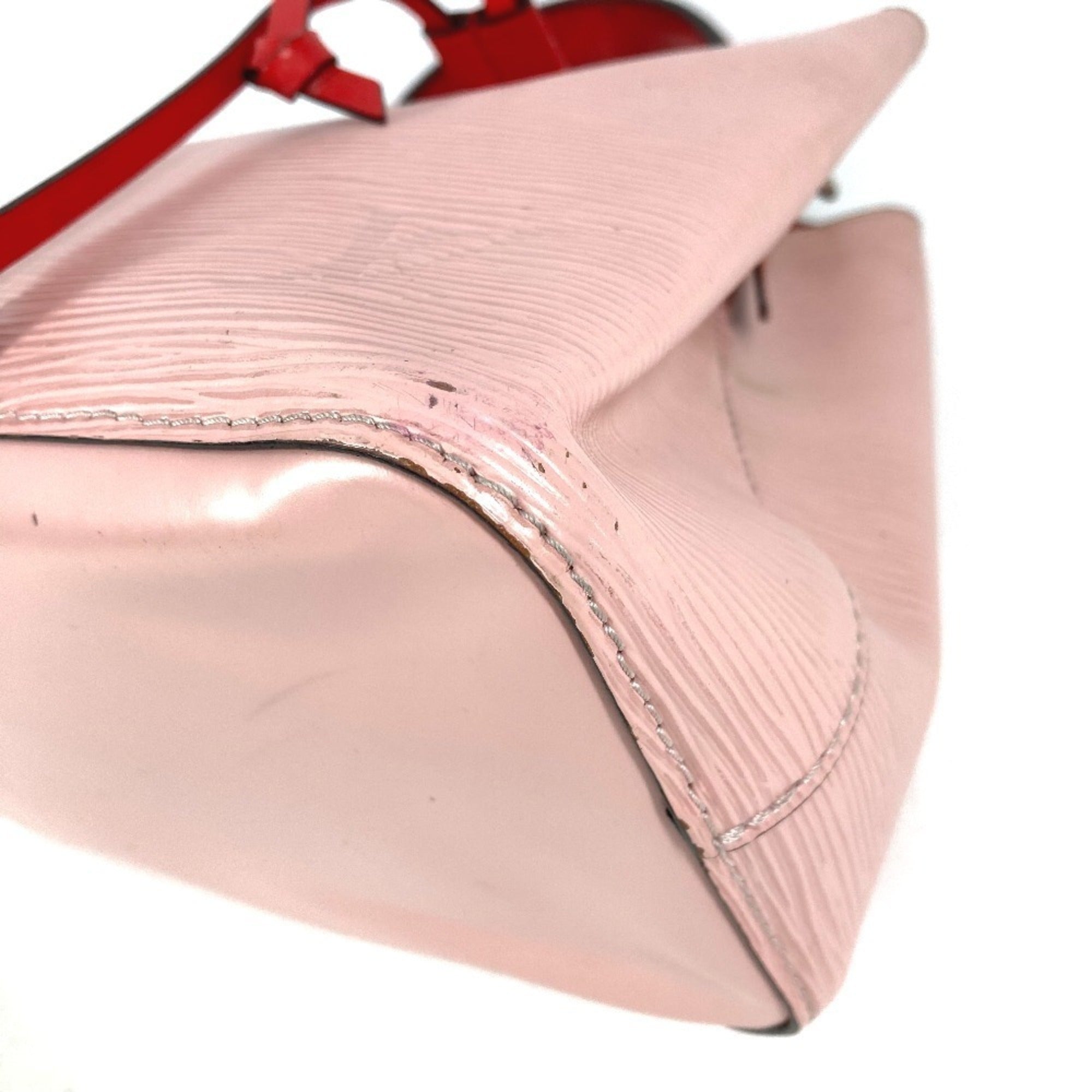 Louis Vuitton Epi Pink Red Color Rose Ballerine Epi Leather Handbag (Pre-Owned)