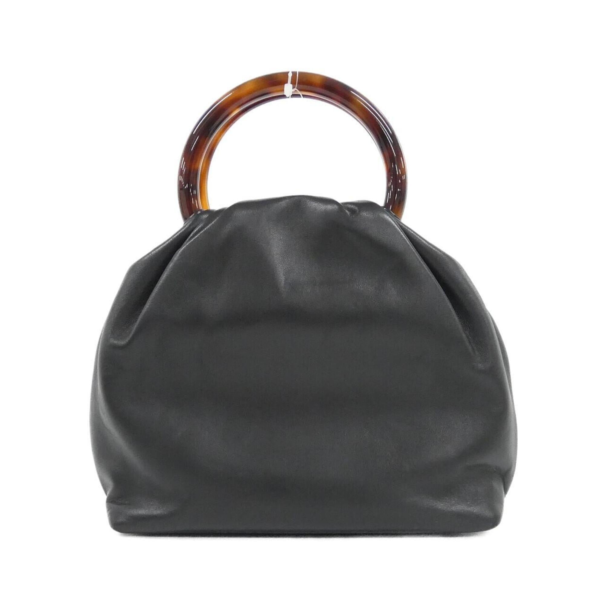 Chanel Black Leather Handbag (Pre-Owned)