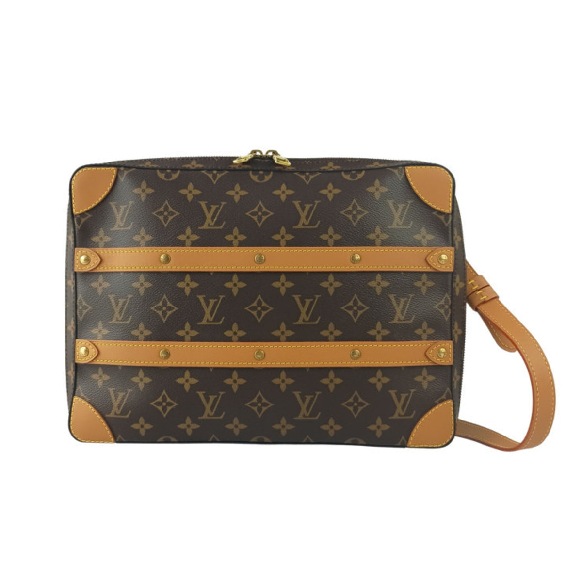 Louis Vuitton Monogram Brown Monogram Messenger Bag Shoulder Bag (Pre-Owned)