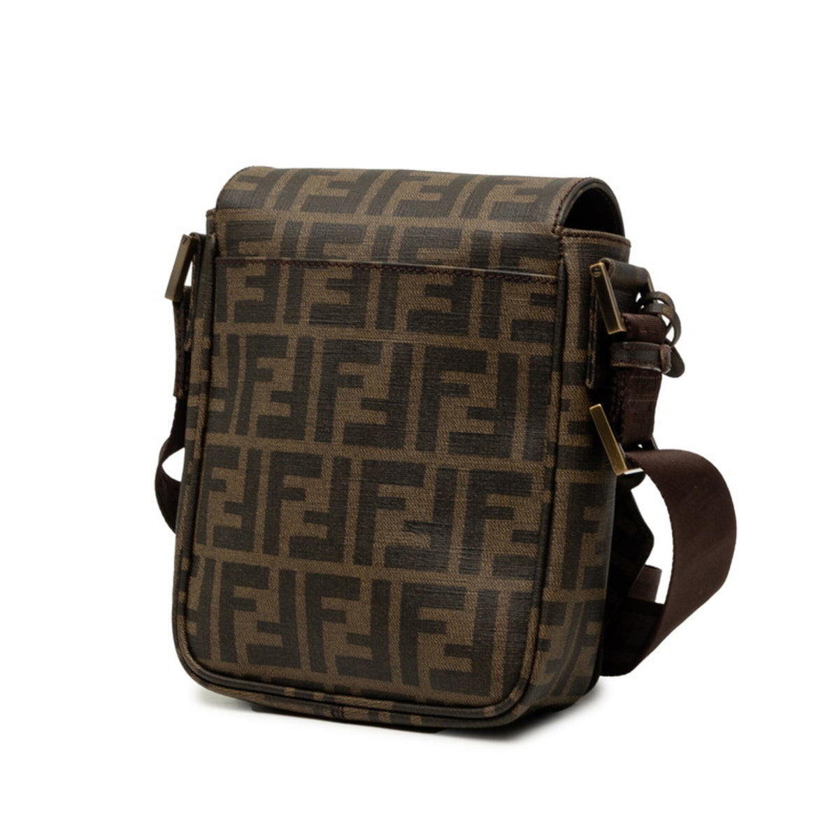 Fendi Brown Pvc Shoulder Bag (Pre-Owned)