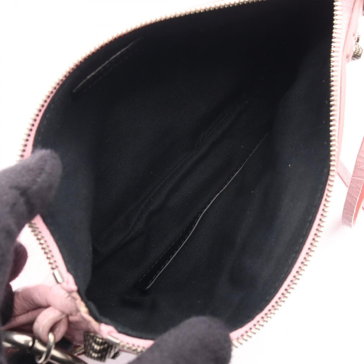 Balenciaga Pink Leather Clutch Bag Pouch (Pre-Owned)