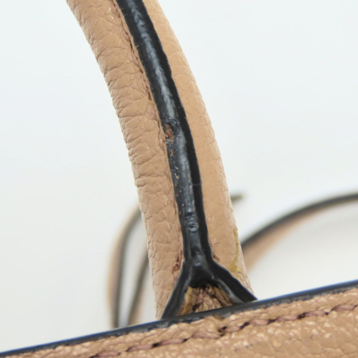 Miu Miu Pink Beige Leather Handbag (Pre-Owned)