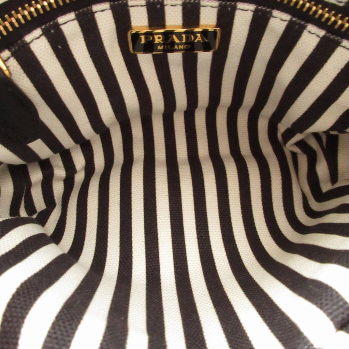 Prada Black Canvas Pouch (Pre-Owned)