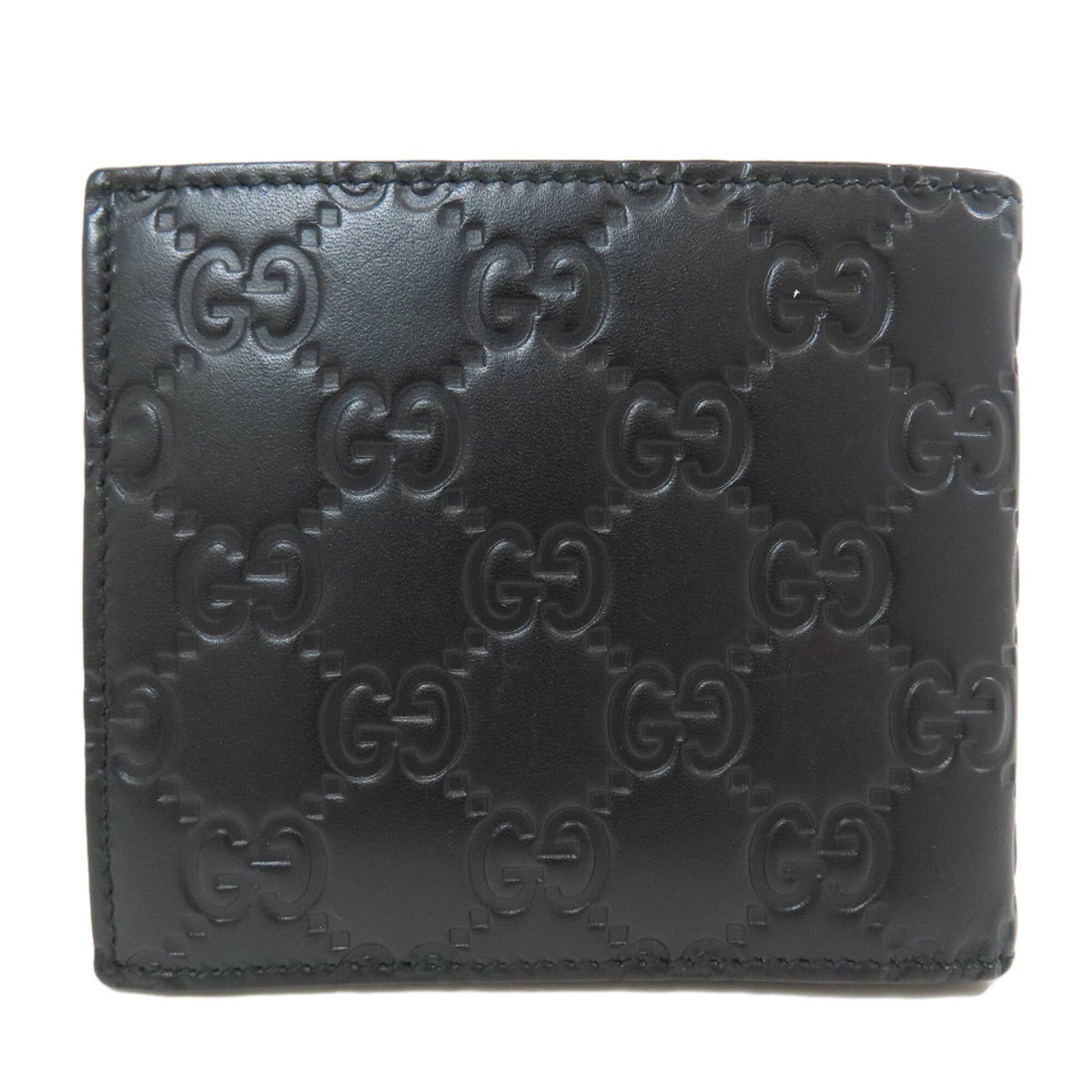 Gucci Black Leather Wallet (Bi-Fold) (Pre-Owned)