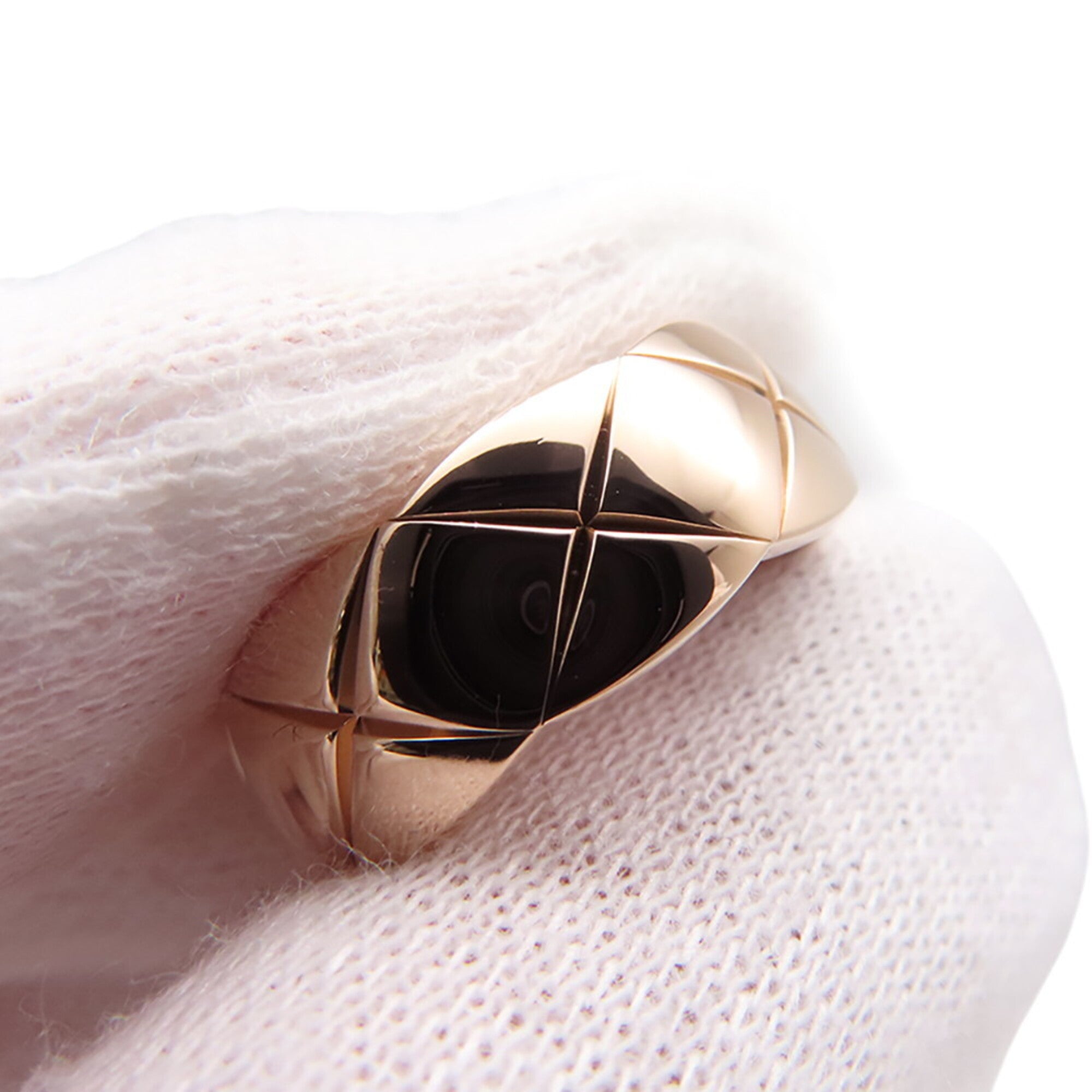 Chanel Pink Gold (18K) Band Ring (Pre-Owned)