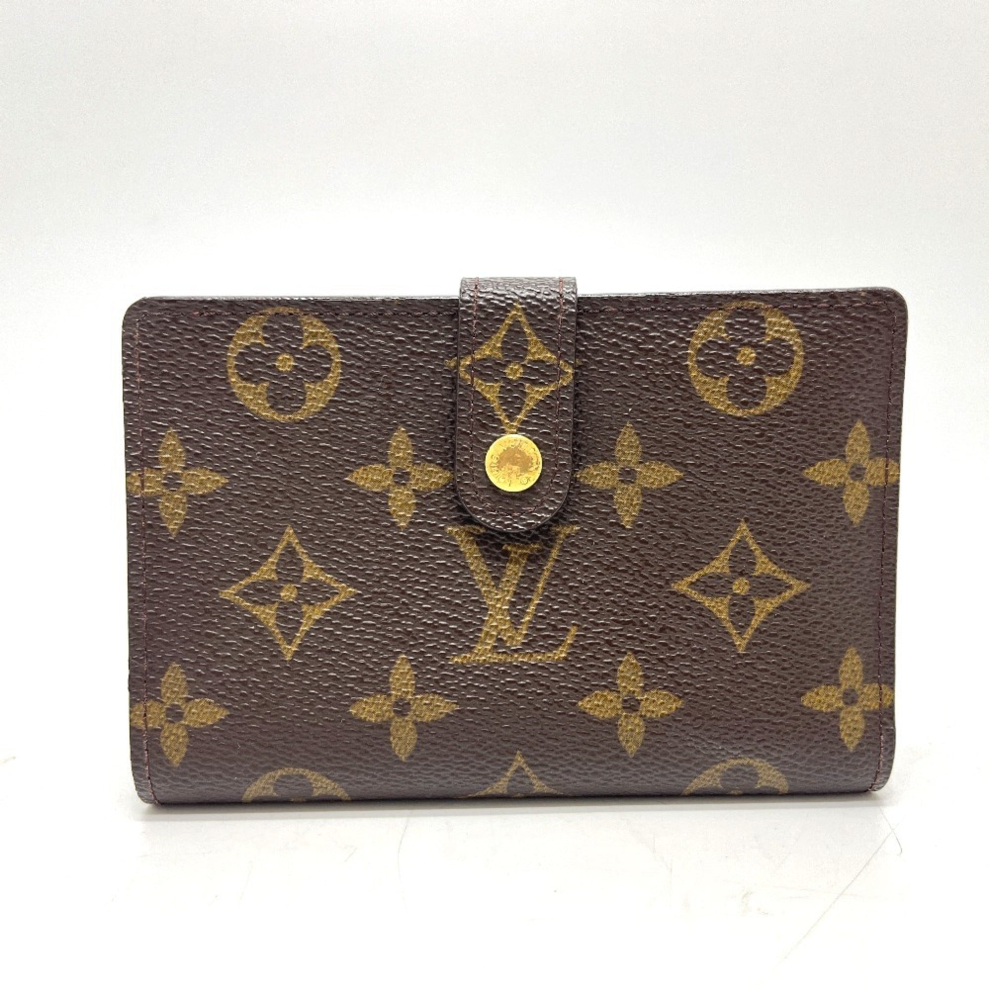 Louis Vuitton Brown Monogram Canvas Wallet (Bi-Fold) (Pre-Owned)