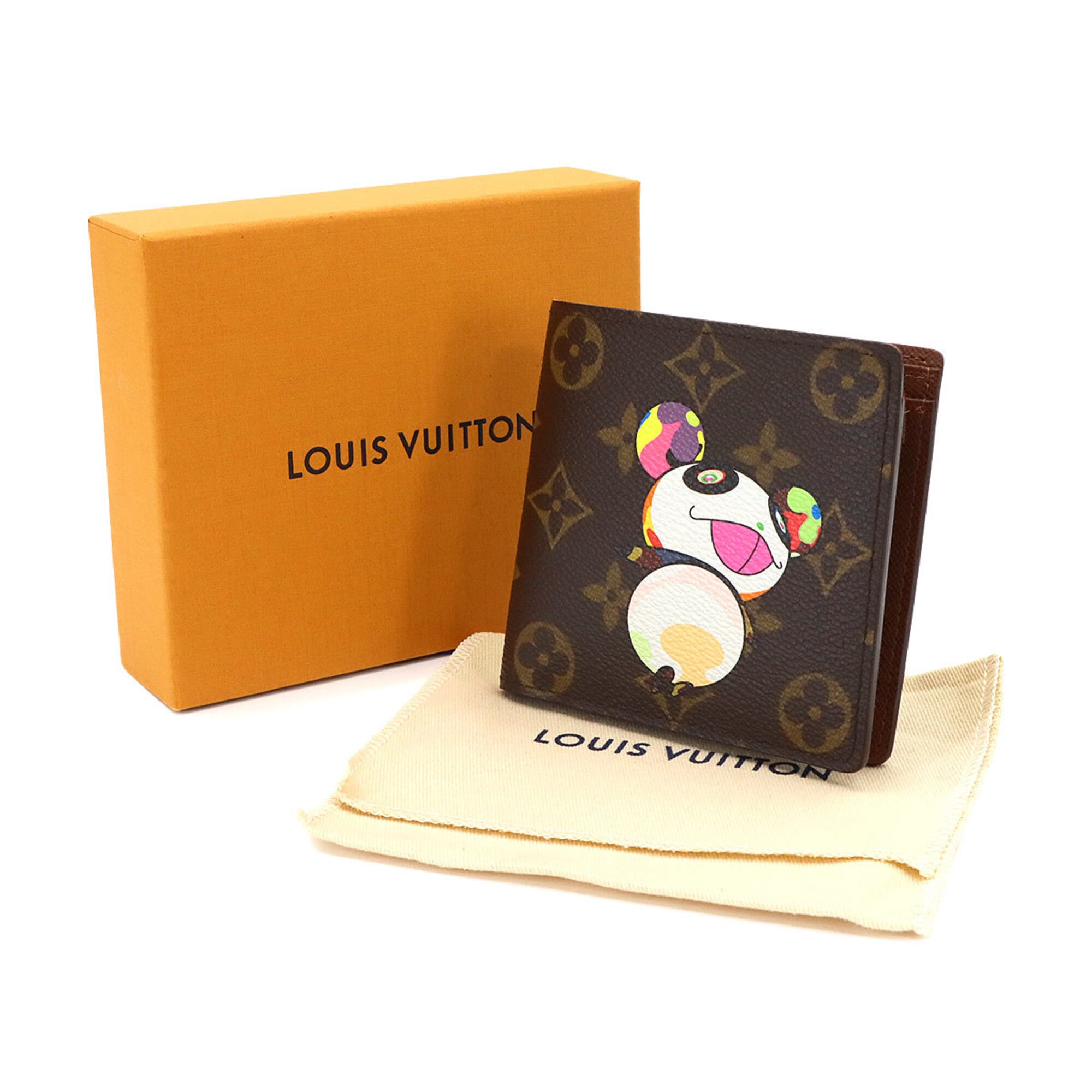 Louis Vuitton Monogram Panda Multi-Color Monogram Wallet (Bi-Fold) (Pre-Owned)