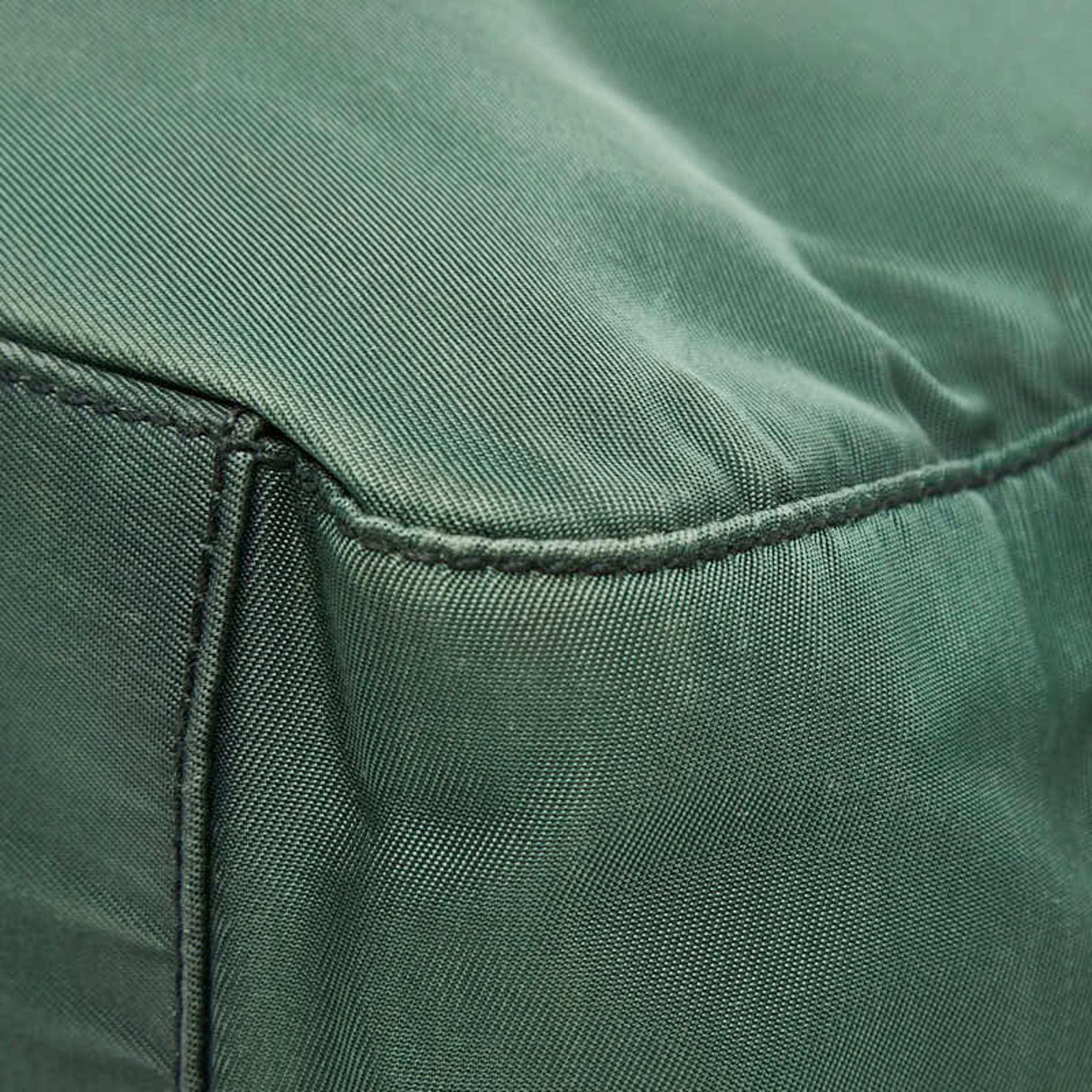 Prada Green Nylon Handbag (Pre-Owned)