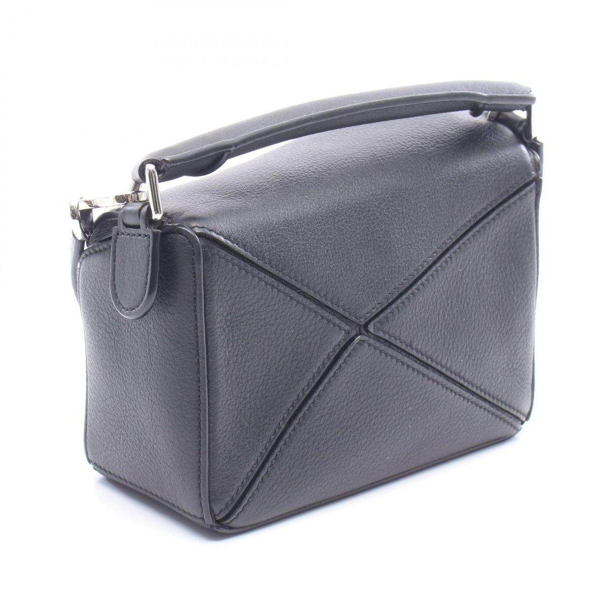 Loewe Black Leather Handbag (Pre-Owned)
