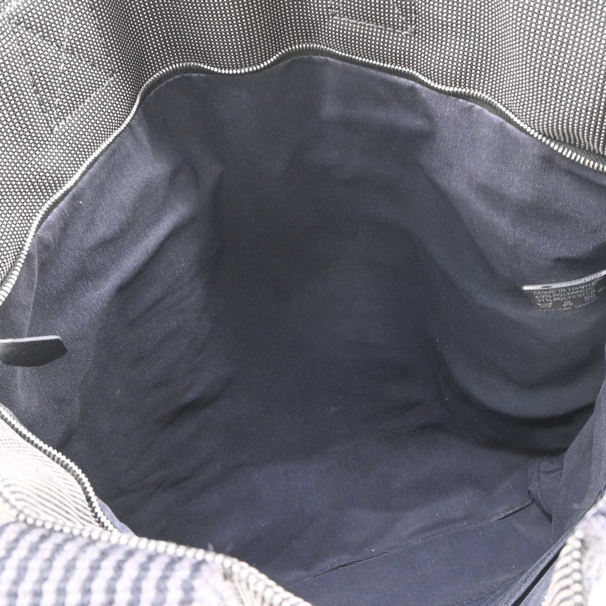 Hermes Gray Canvas Tote Bag (Pre-Owned)